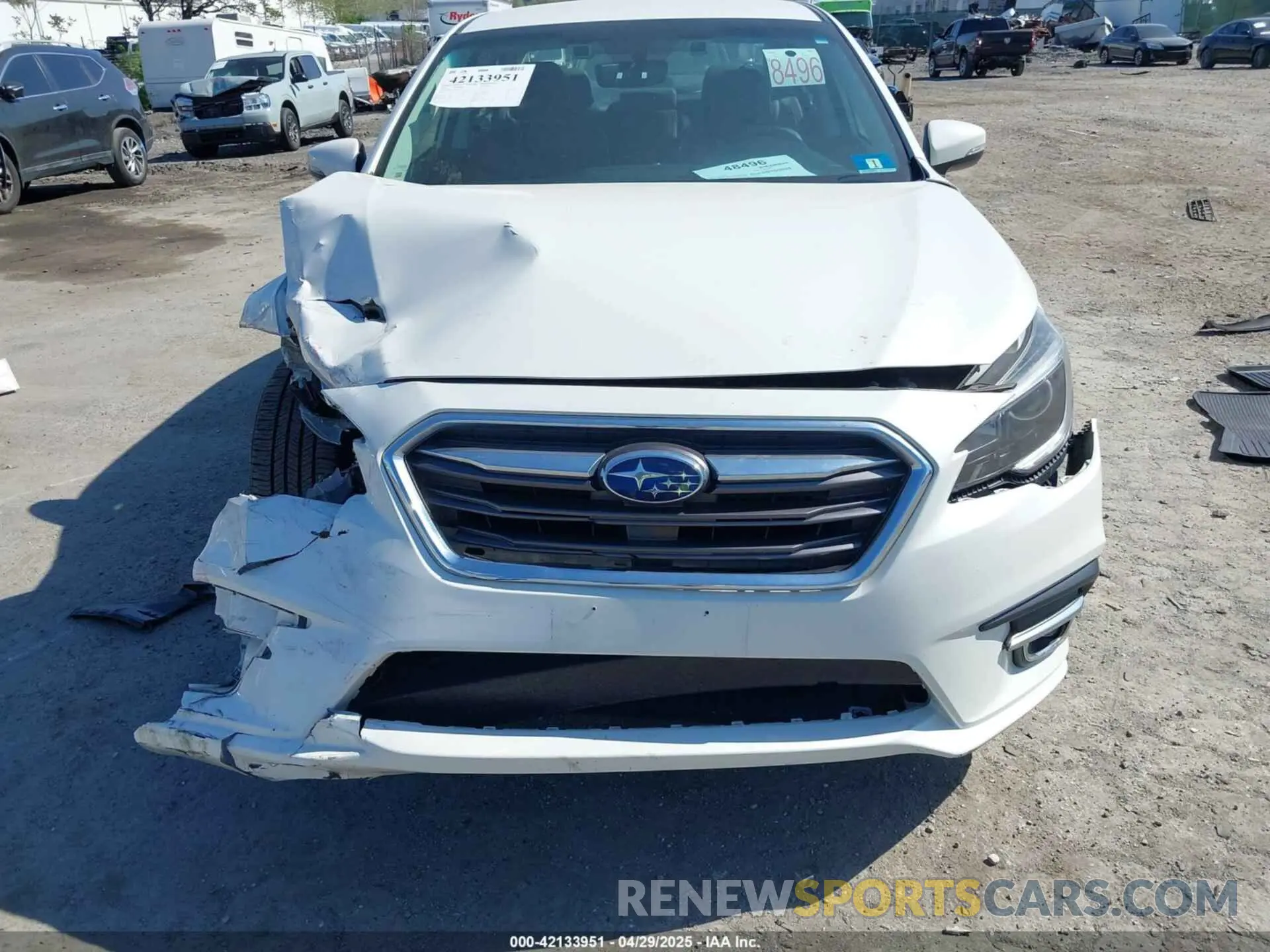 6 Photograph of a damaged car 4S3BNAJ67K3021545 SUBARU LEGACY 2019