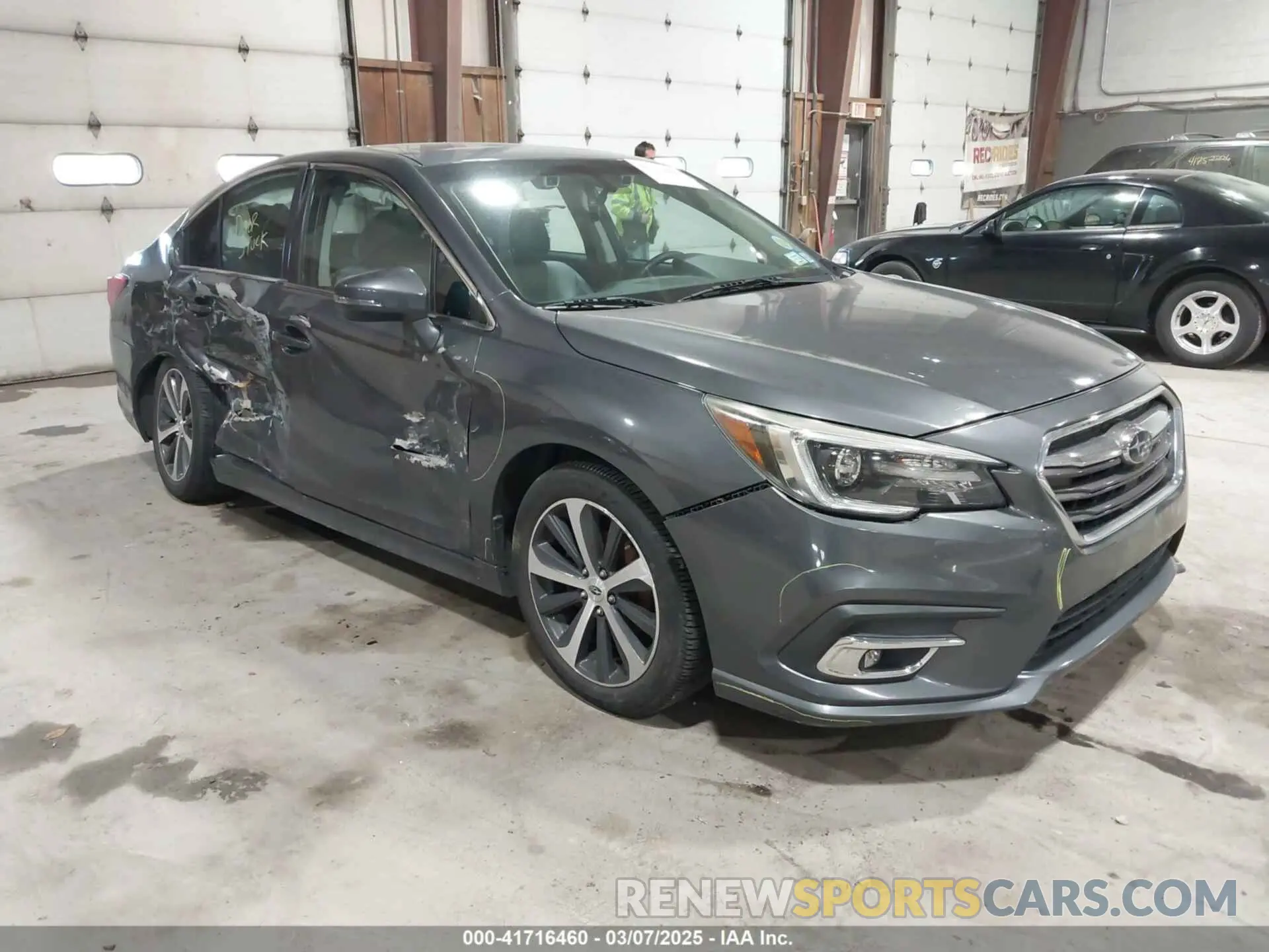 1 Photograph of a damaged car 4S3BNAN61K3002547 SUBARU LEGACY 2019
