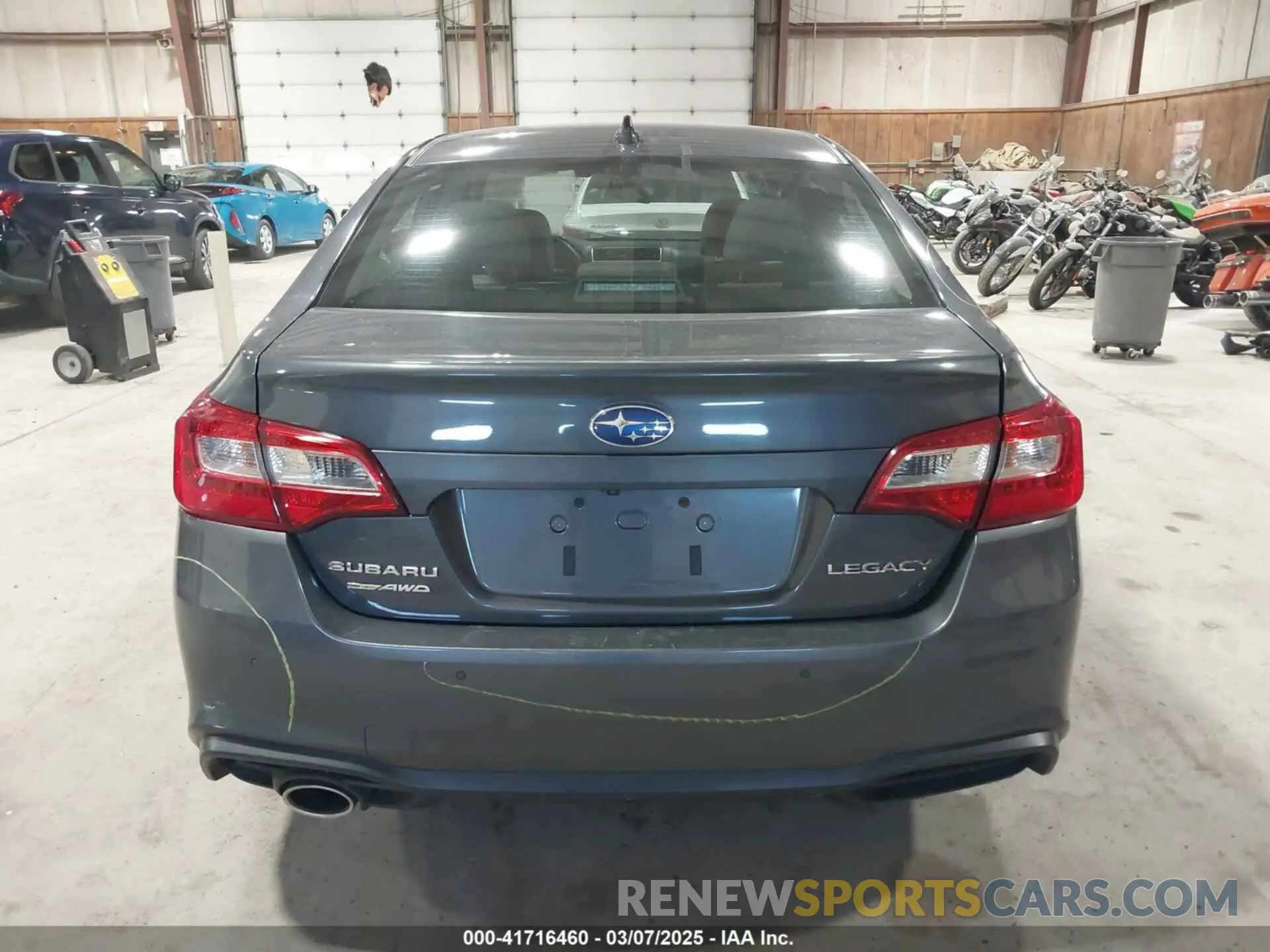 15 Photograph of a damaged car 4S3BNAN61K3002547 SUBARU LEGACY 2019