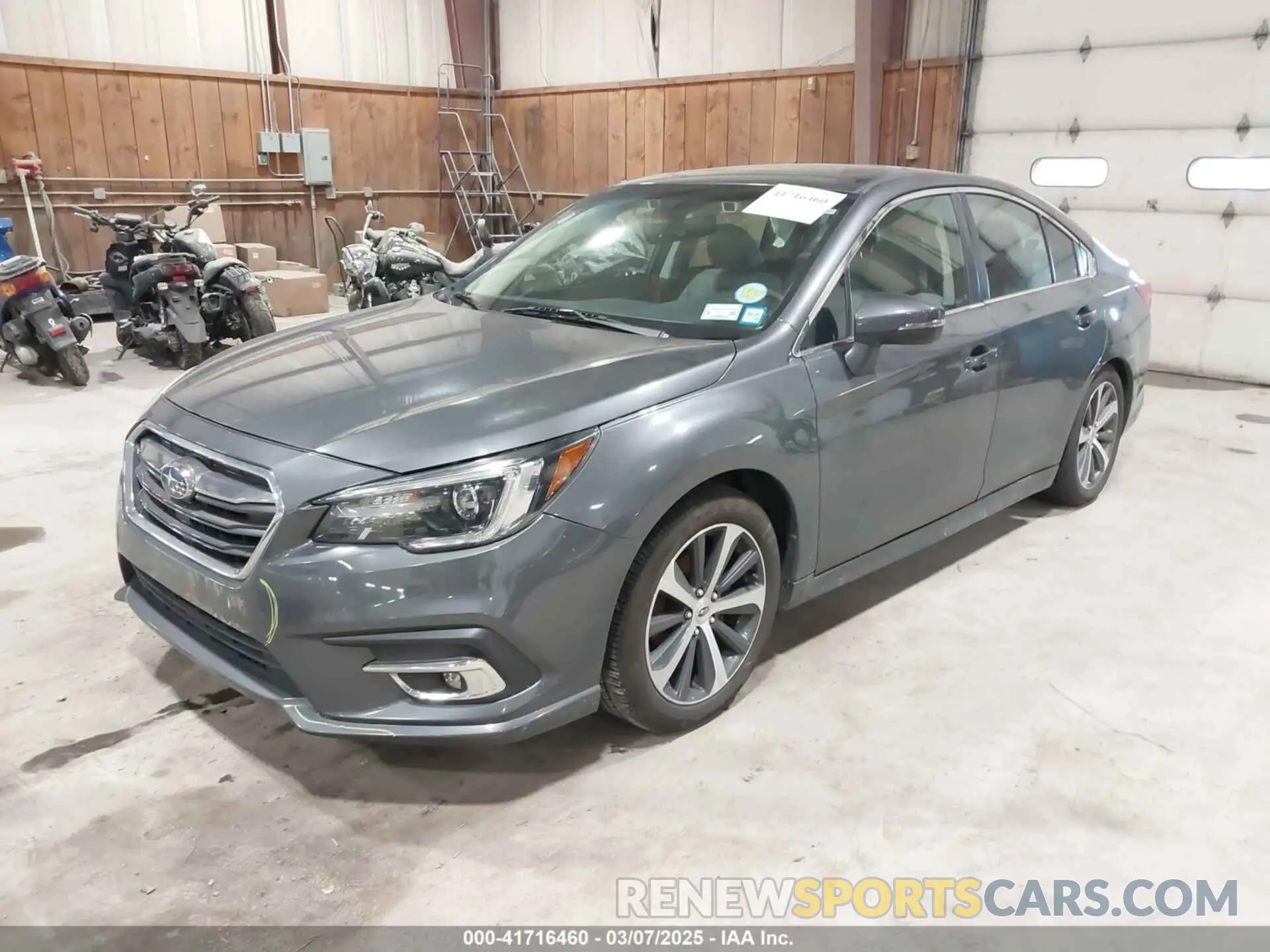 2 Photograph of a damaged car 4S3BNAN61K3002547 SUBARU LEGACY 2019