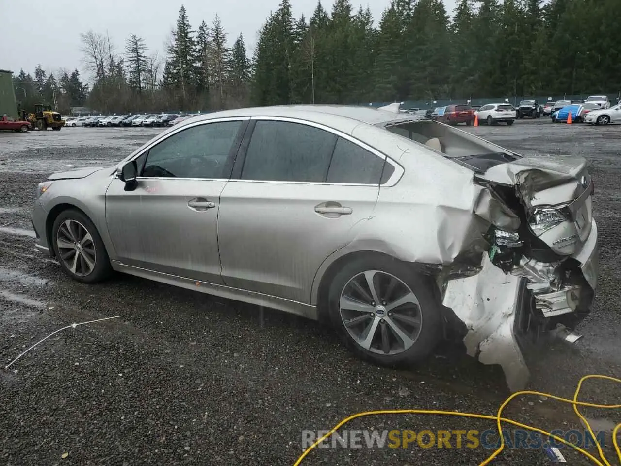 2 Photograph of a damaged car 4S3BNAN61K3035077 SUBARU LEGACY 2019