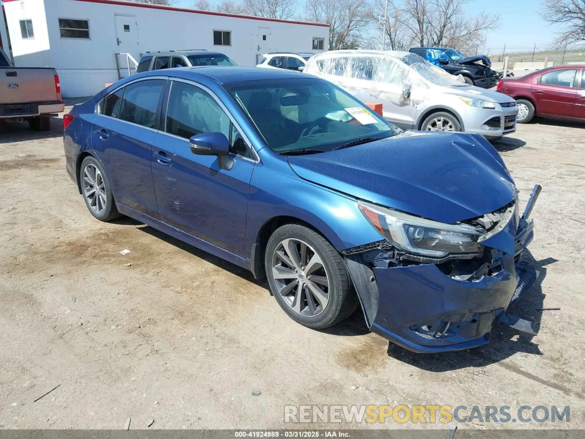1 Photograph of a damaged car 4S3BNAN62K3003397 SUBARU LEGACY 2019