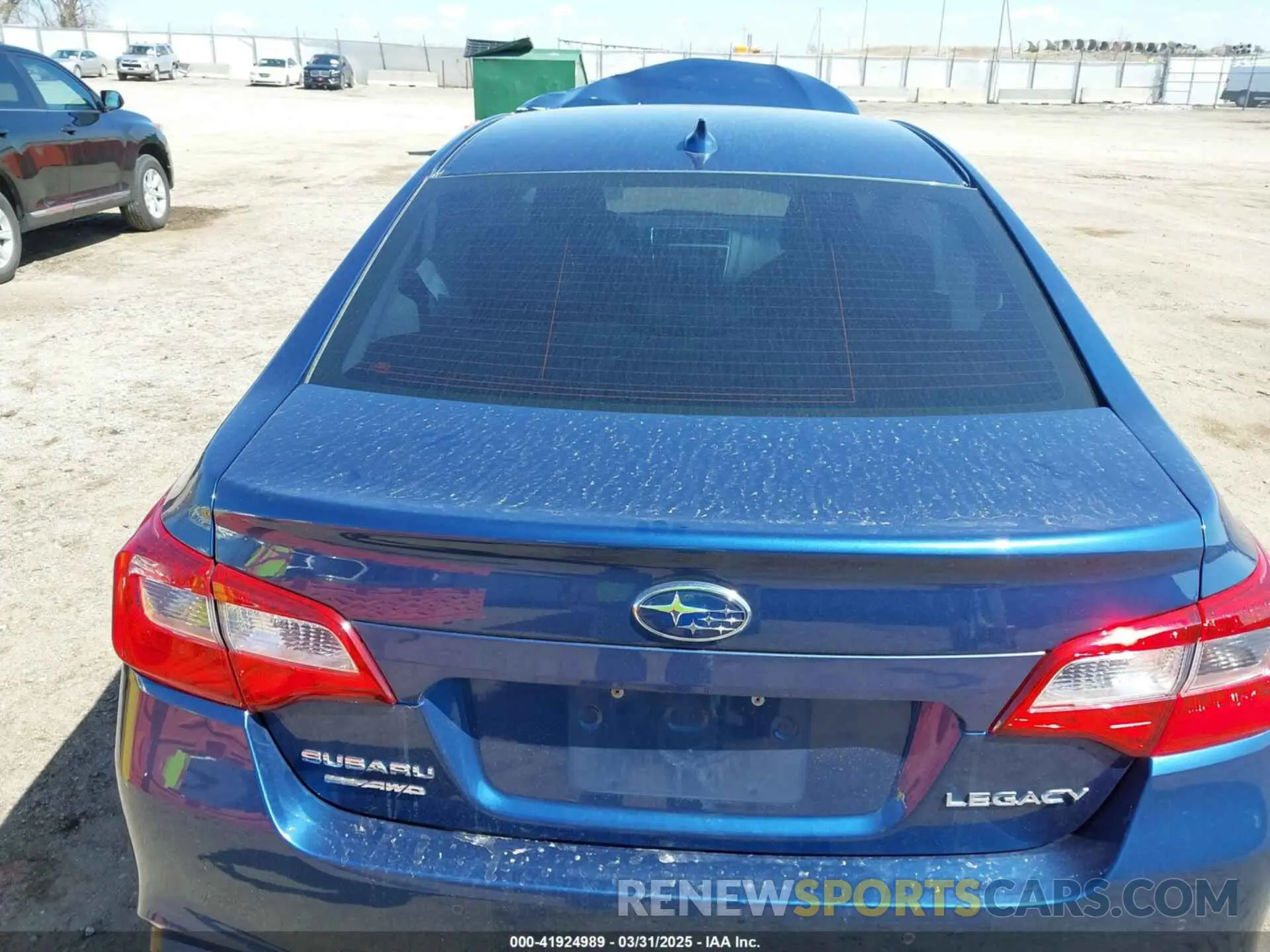 12 Photograph of a damaged car 4S3BNAN62K3003397 SUBARU LEGACY 2019