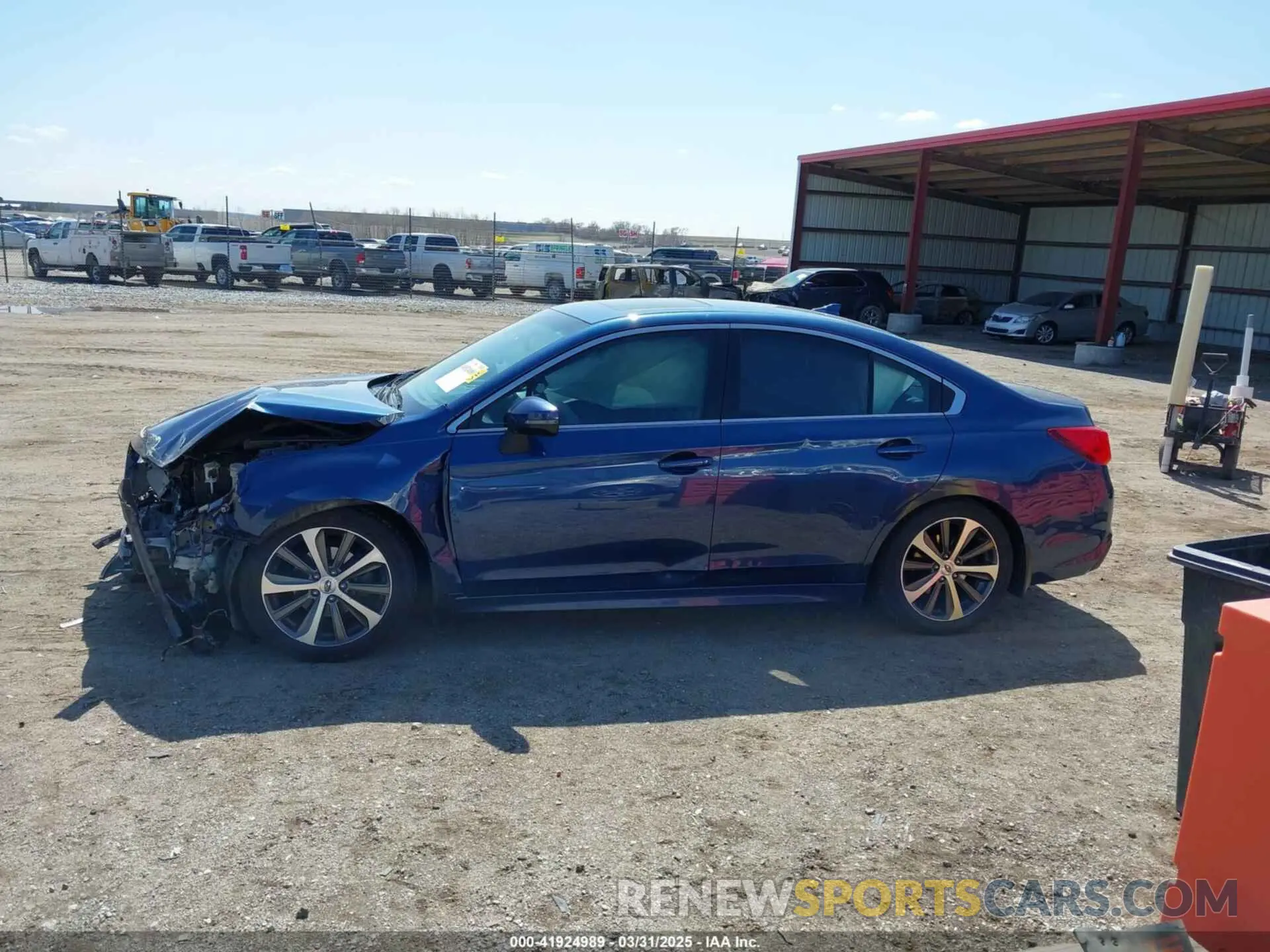 15 Photograph of a damaged car 4S3BNAN62K3003397 SUBARU LEGACY 2019