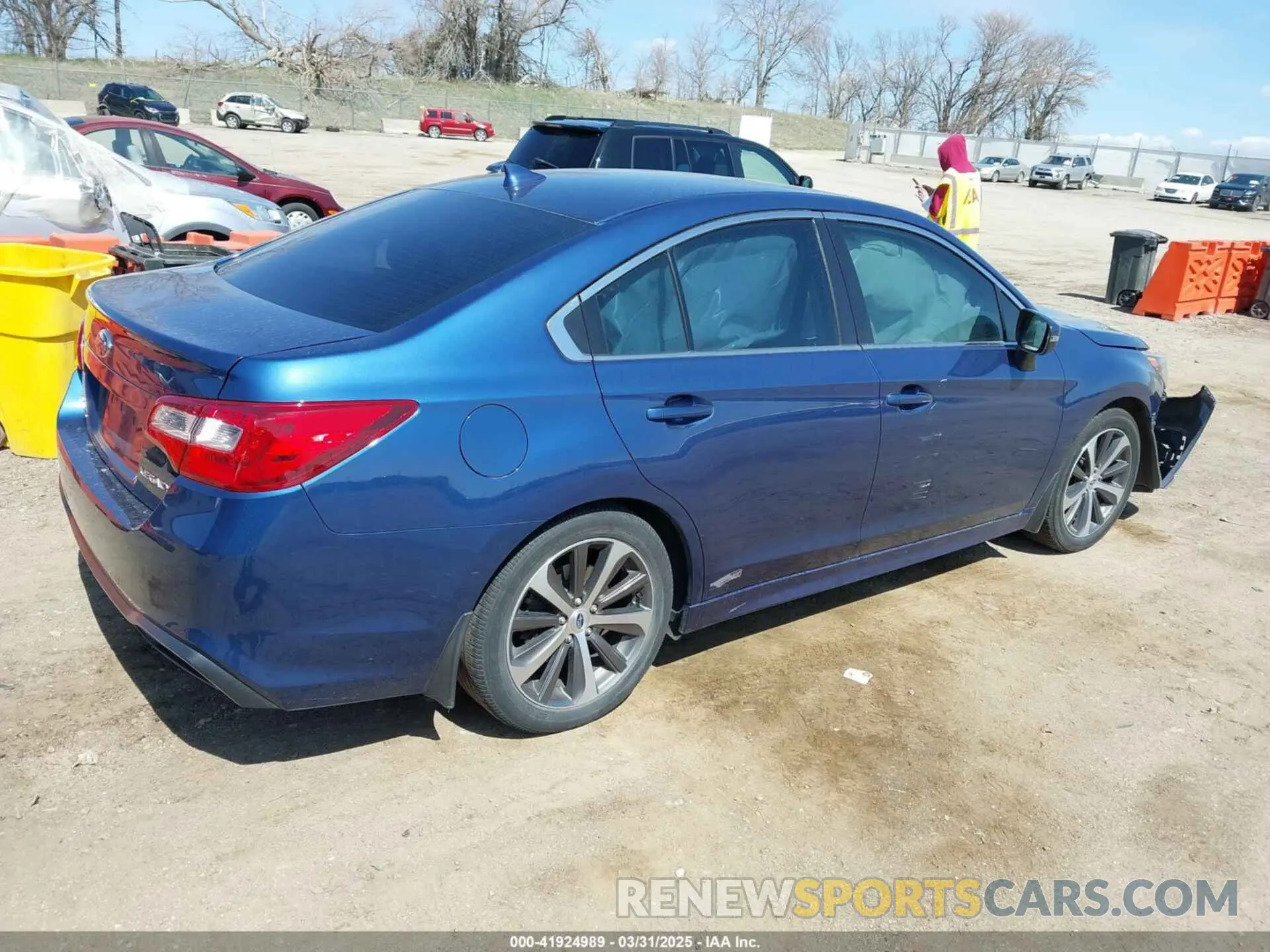 4 Photograph of a damaged car 4S3BNAN62K3003397 SUBARU LEGACY 2019