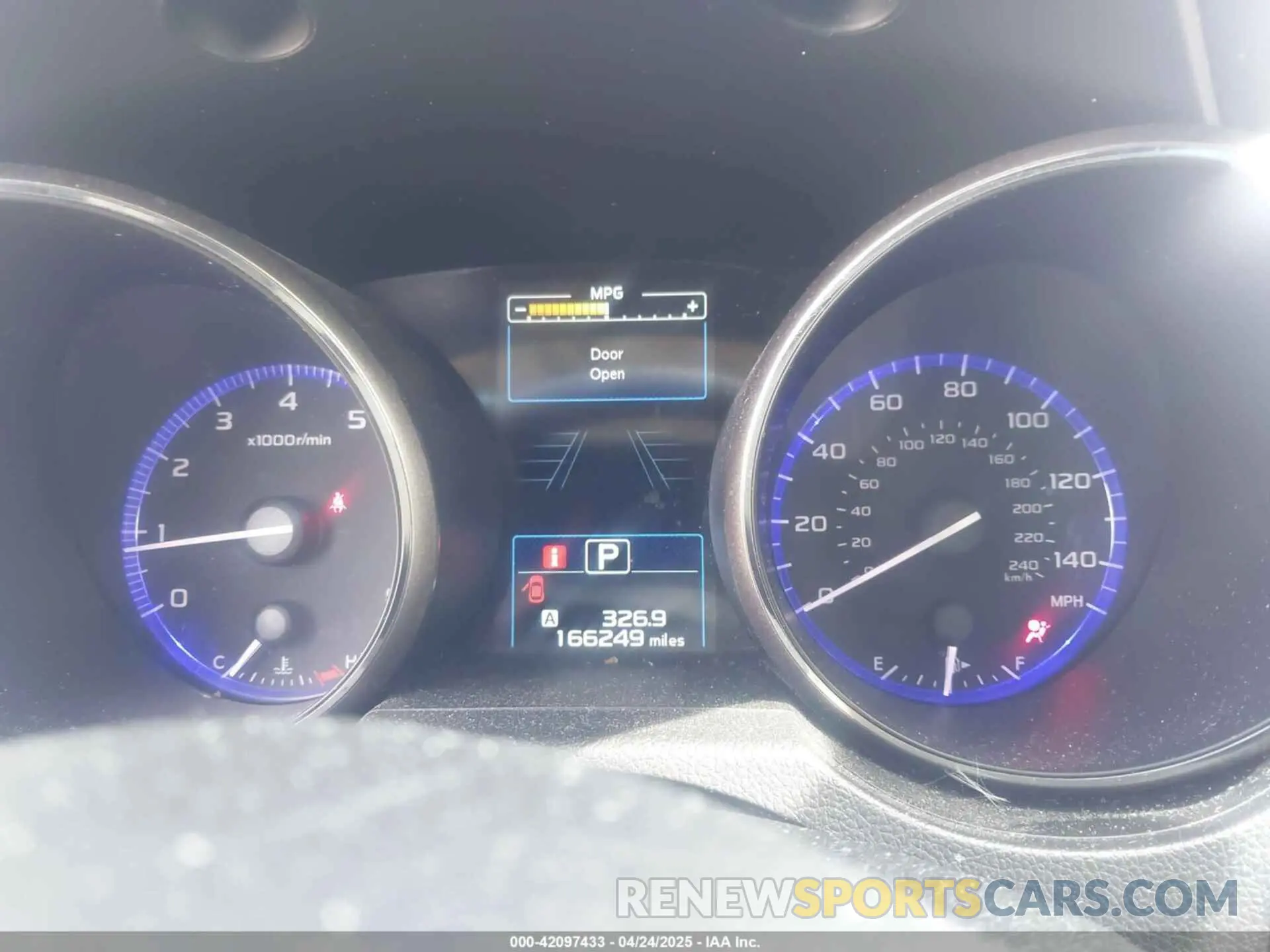 7 Photograph of a damaged car 4S3BNAN62K3017705 SUBARU LEGACY 2019