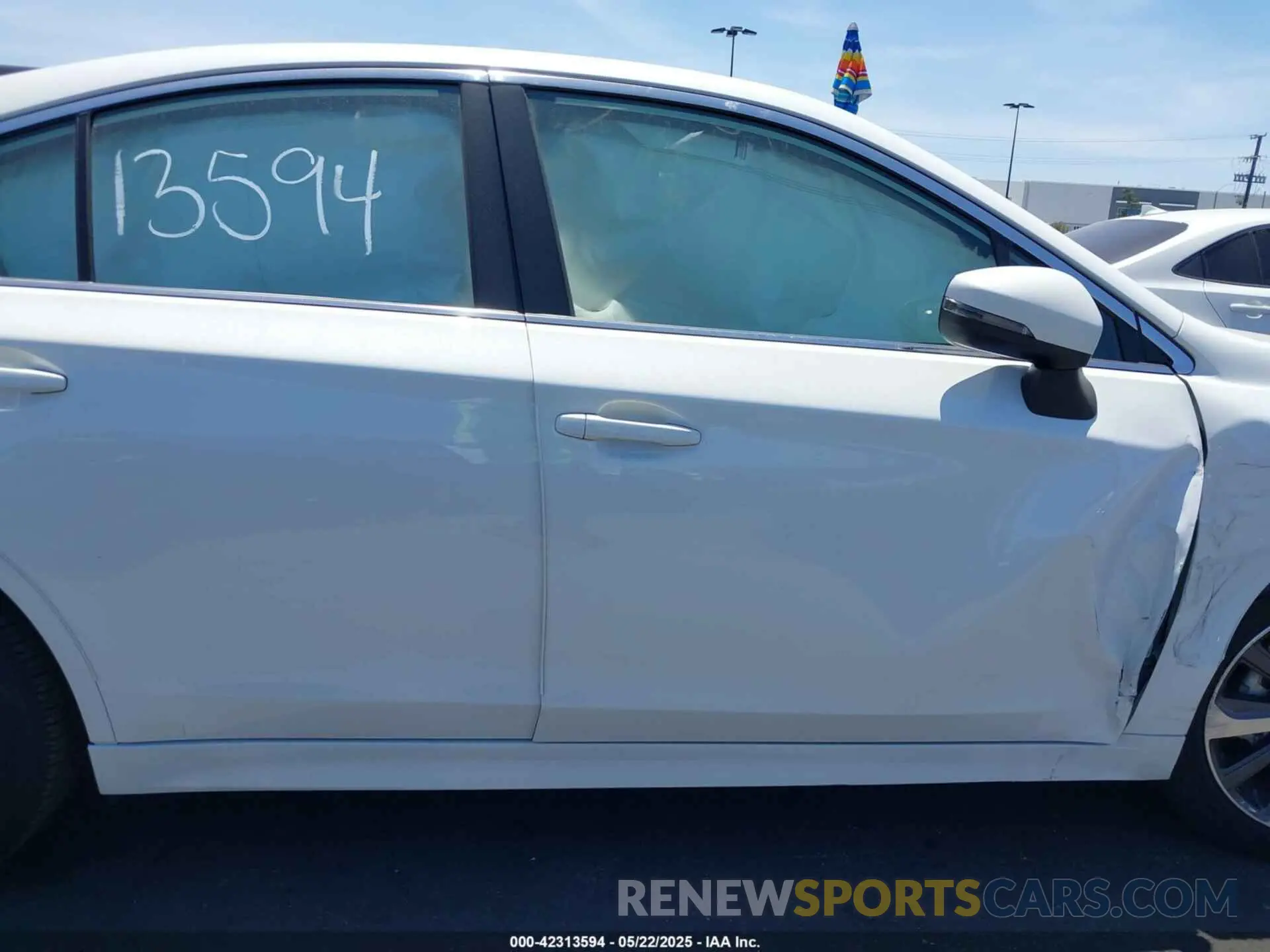 13 Photograph of a damaged car 4S3BNAN62K3033208 SUBARU LEGACY 2019