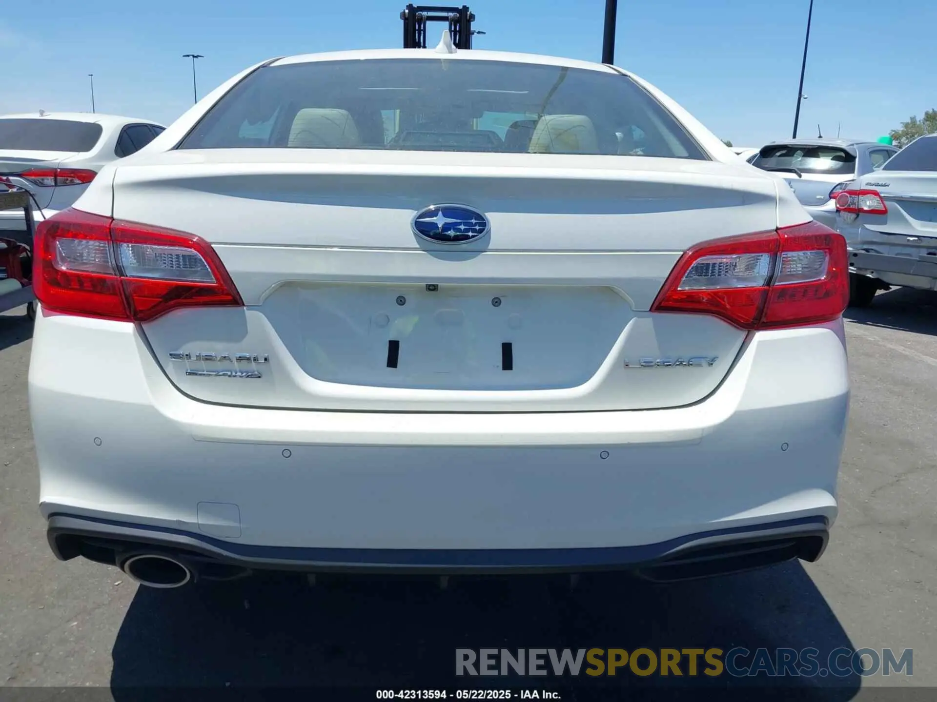 16 Photograph of a damaged car 4S3BNAN62K3033208 SUBARU LEGACY 2019