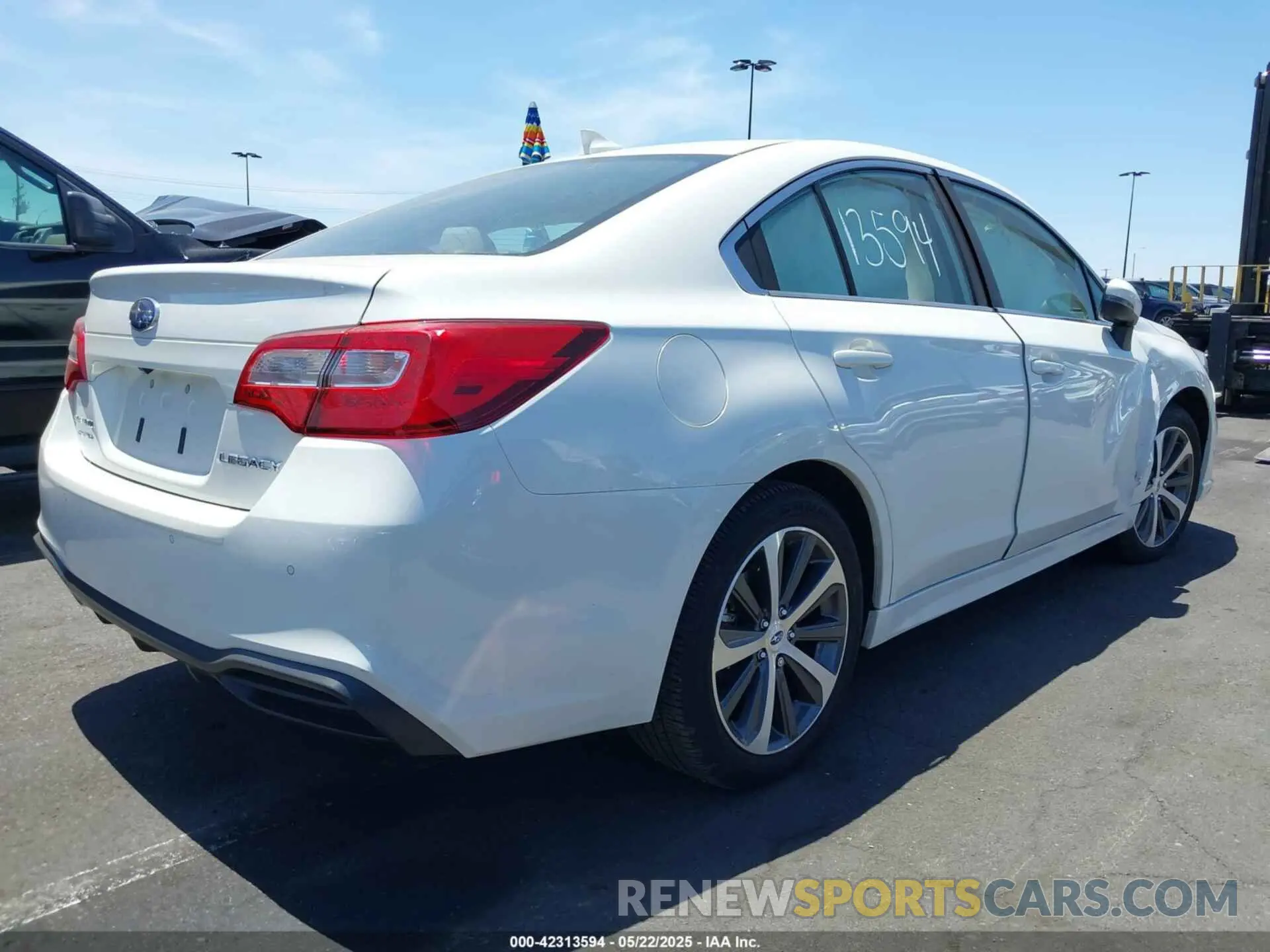 4 Photograph of a damaged car 4S3BNAN62K3033208 SUBARU LEGACY 2019