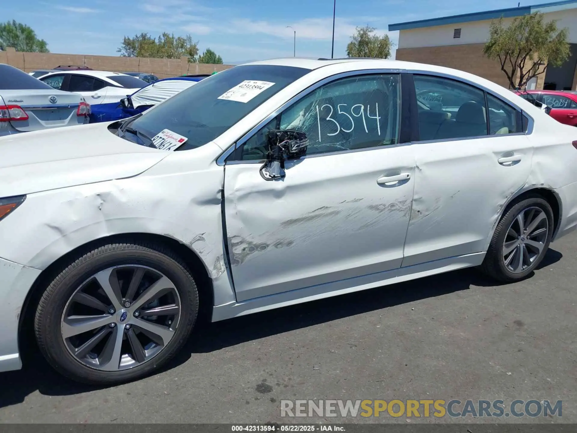 6 Photograph of a damaged car 4S3BNAN62K3033208 SUBARU LEGACY 2019