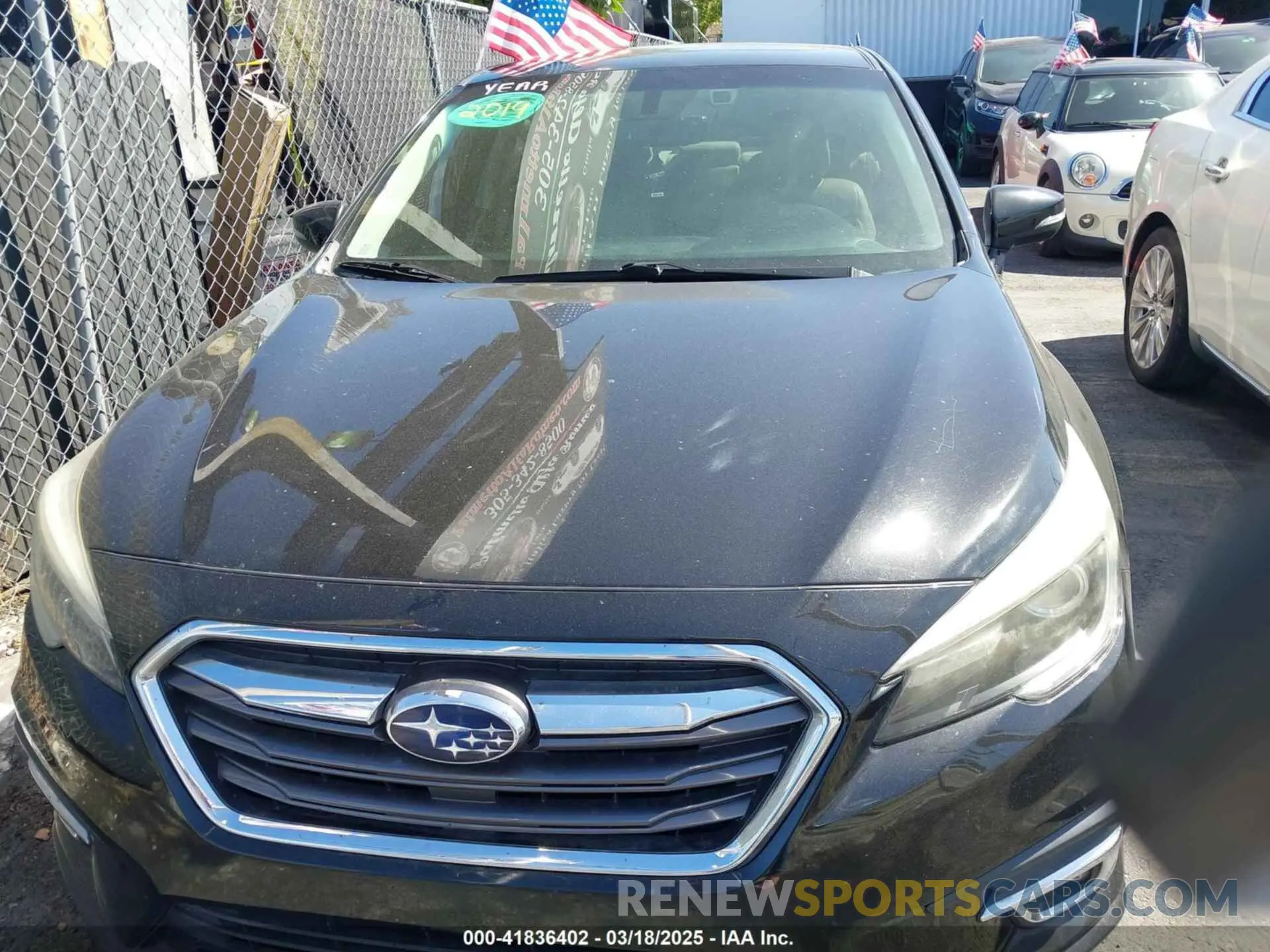 12 Photograph of a damaged car 4S3BNAN64K3003935 SUBARU LEGACY 2019