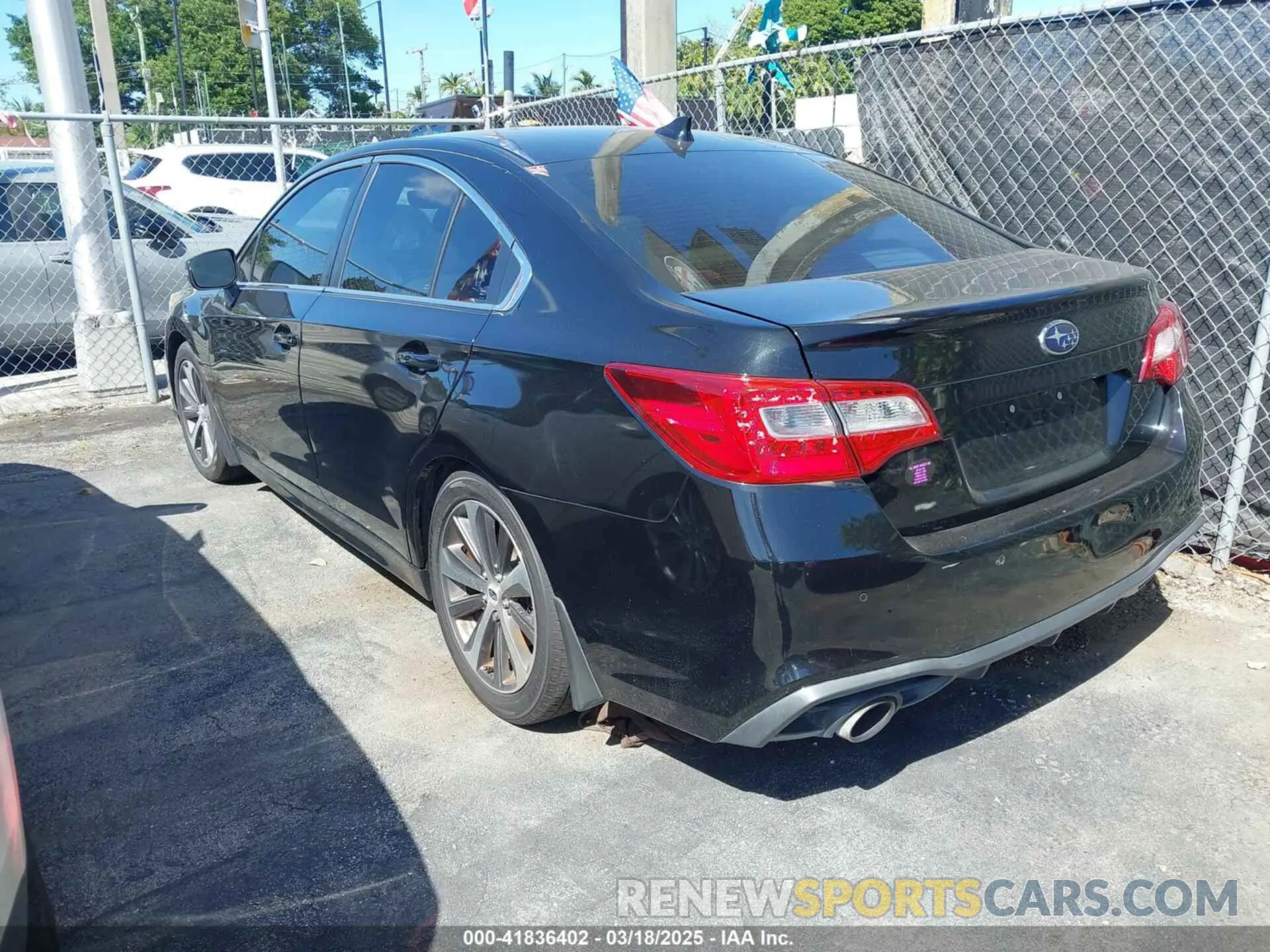 3 Photograph of a damaged car 4S3BNAN64K3003935 SUBARU LEGACY 2019