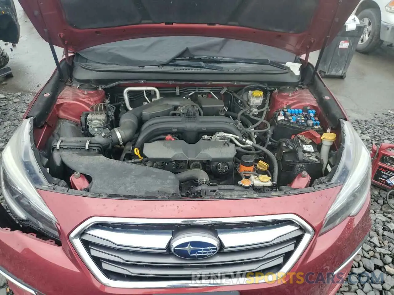 11 Photograph of a damaged car 4S3BNAN65K3040489 SUBARU LEGACY 2019