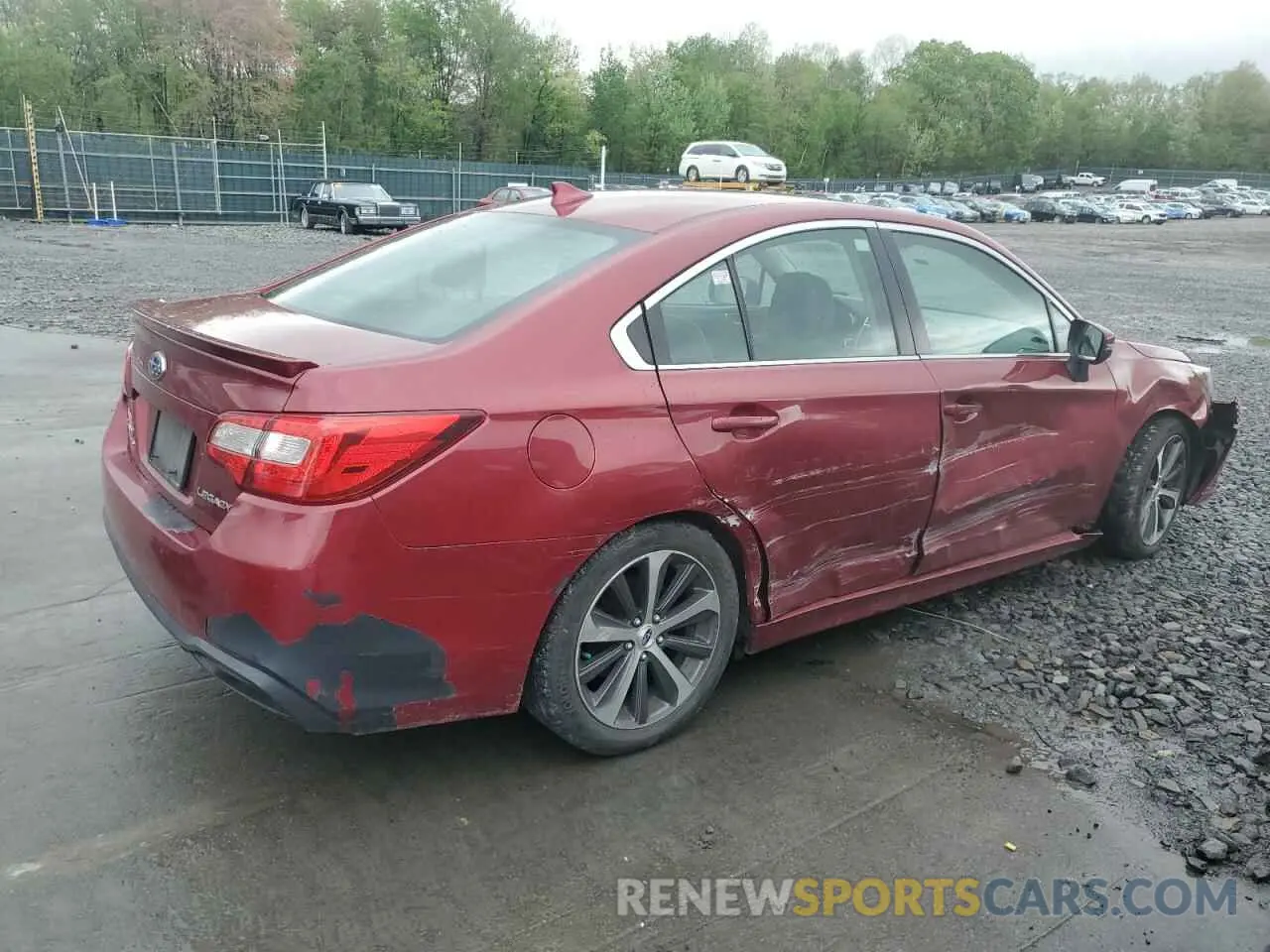 3 Photograph of a damaged car 4S3BNAN65K3040489 SUBARU LEGACY 2019