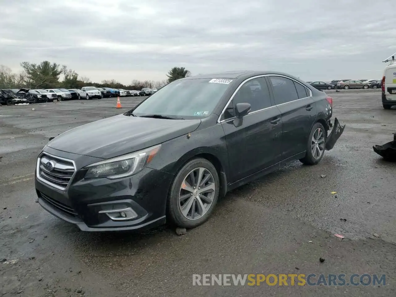 1 Photograph of a damaged car 4S3BNAN68K3004859 SUBARU LEGACY 2019