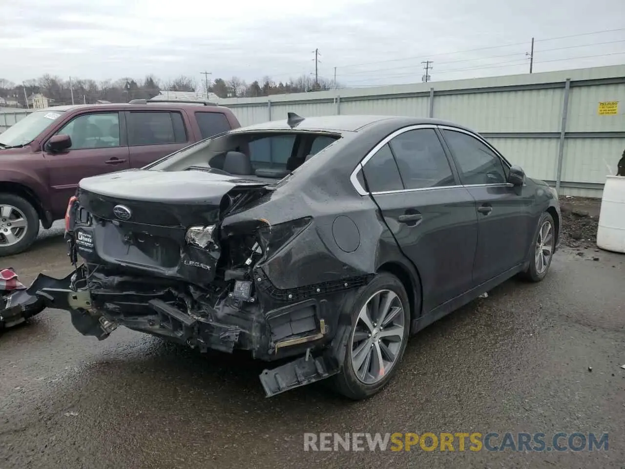 3 Photograph of a damaged car 4S3BNAN68K3004859 SUBARU LEGACY 2019