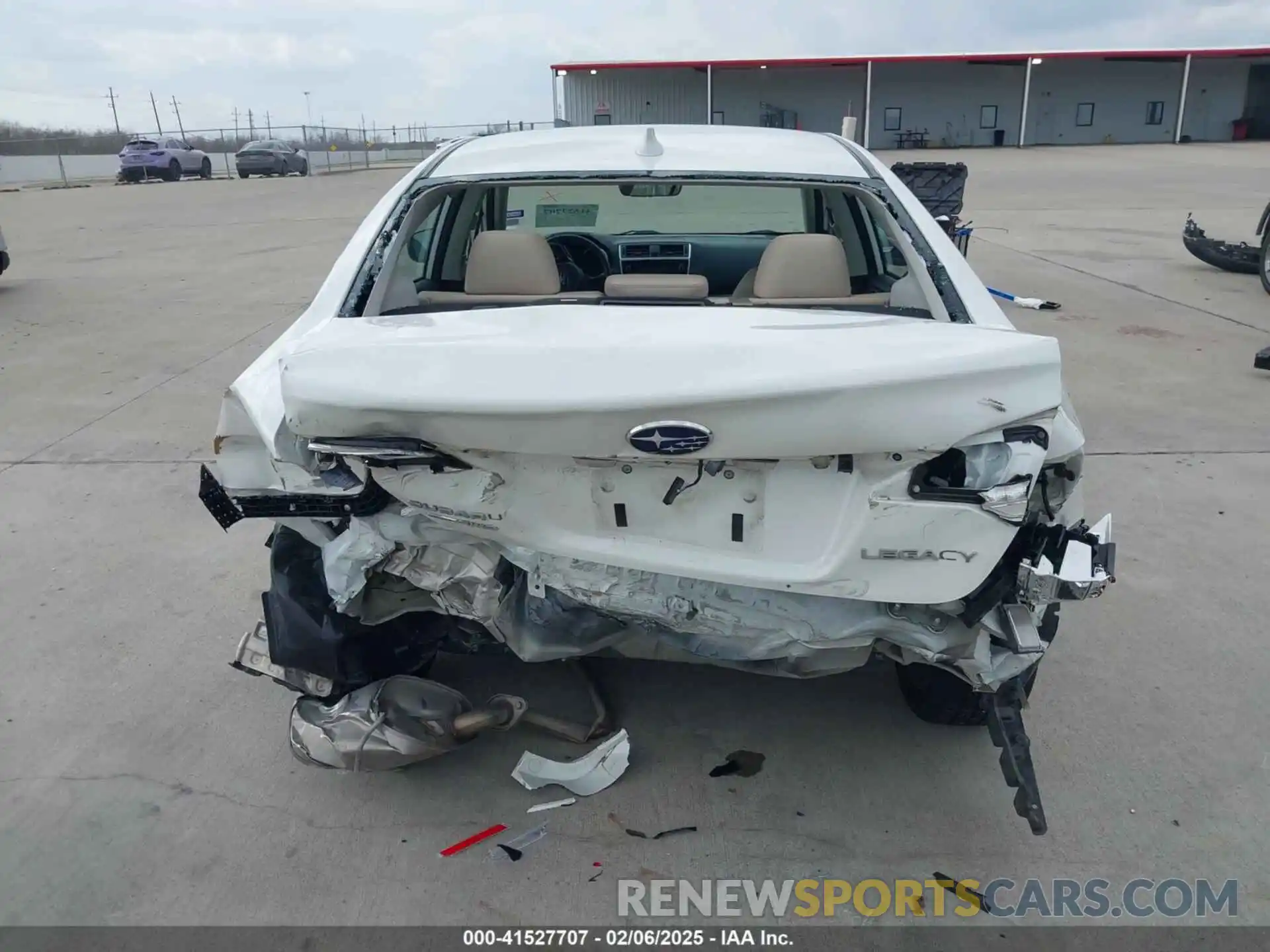 16 Photograph of a damaged car 4S3BNAN68K3030586 SUBARU LEGACY 2019