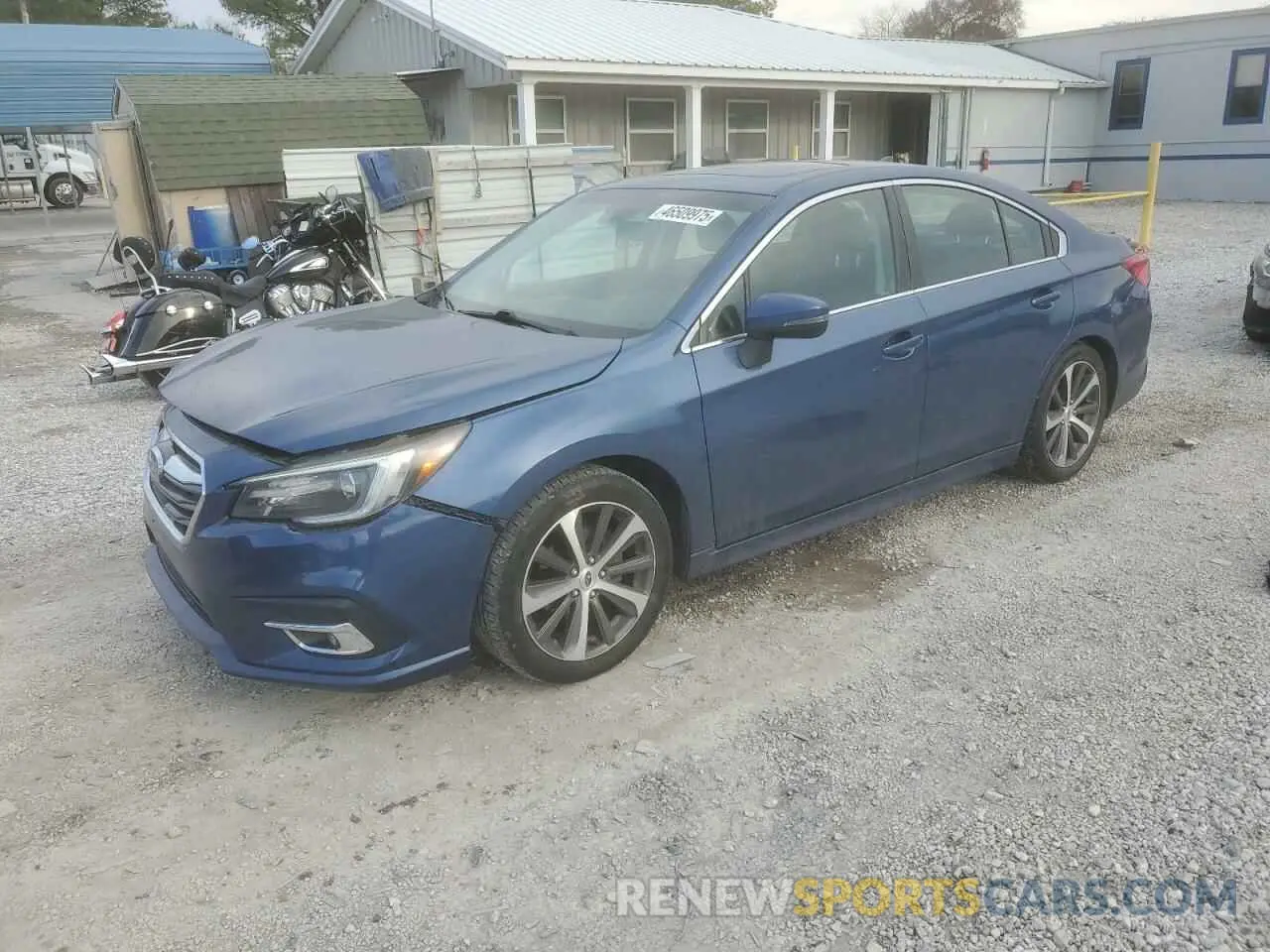 1 Photograph of a damaged car 4S3BNAN69K3025493 SUBARU LEGACY 2019