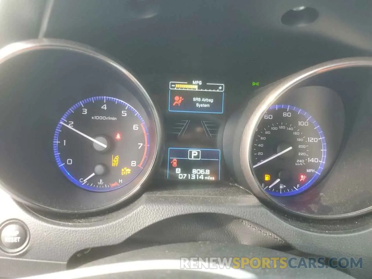 9 Photograph of a damaged car 4S3BNAN69K3025493 SUBARU LEGACY 2019