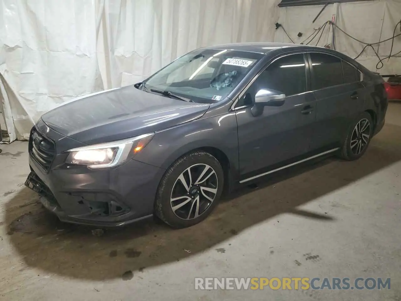 1 Photograph of a damaged car 4S3BNAR62K3032523 SUBARU LEGACY 2019