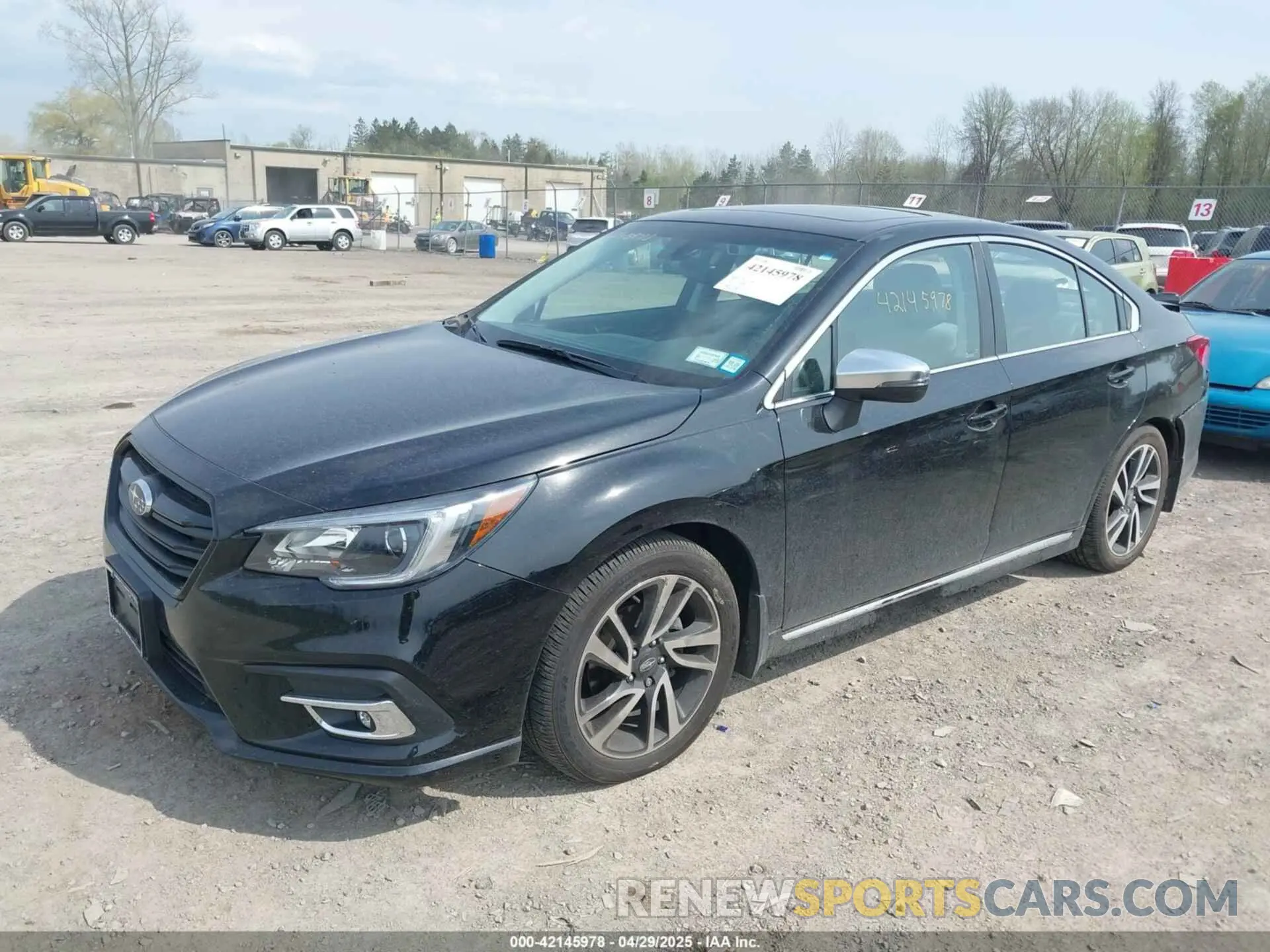 2 Photograph of a damaged car 4S3BNAS62K3028434 SUBARU LEGACY 2019