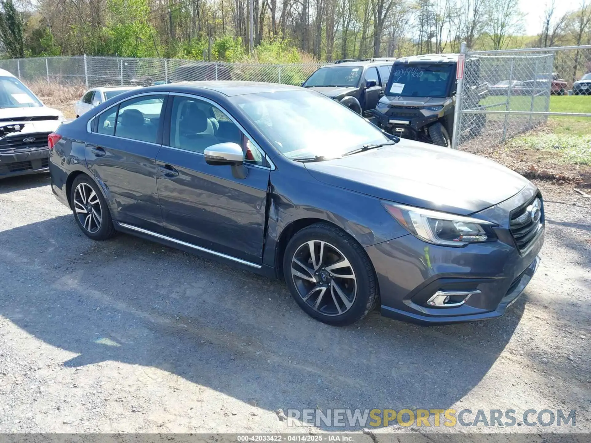 1 Photograph of a damaged car 4S3BNAS63K3019077 SUBARU LEGACY 2019