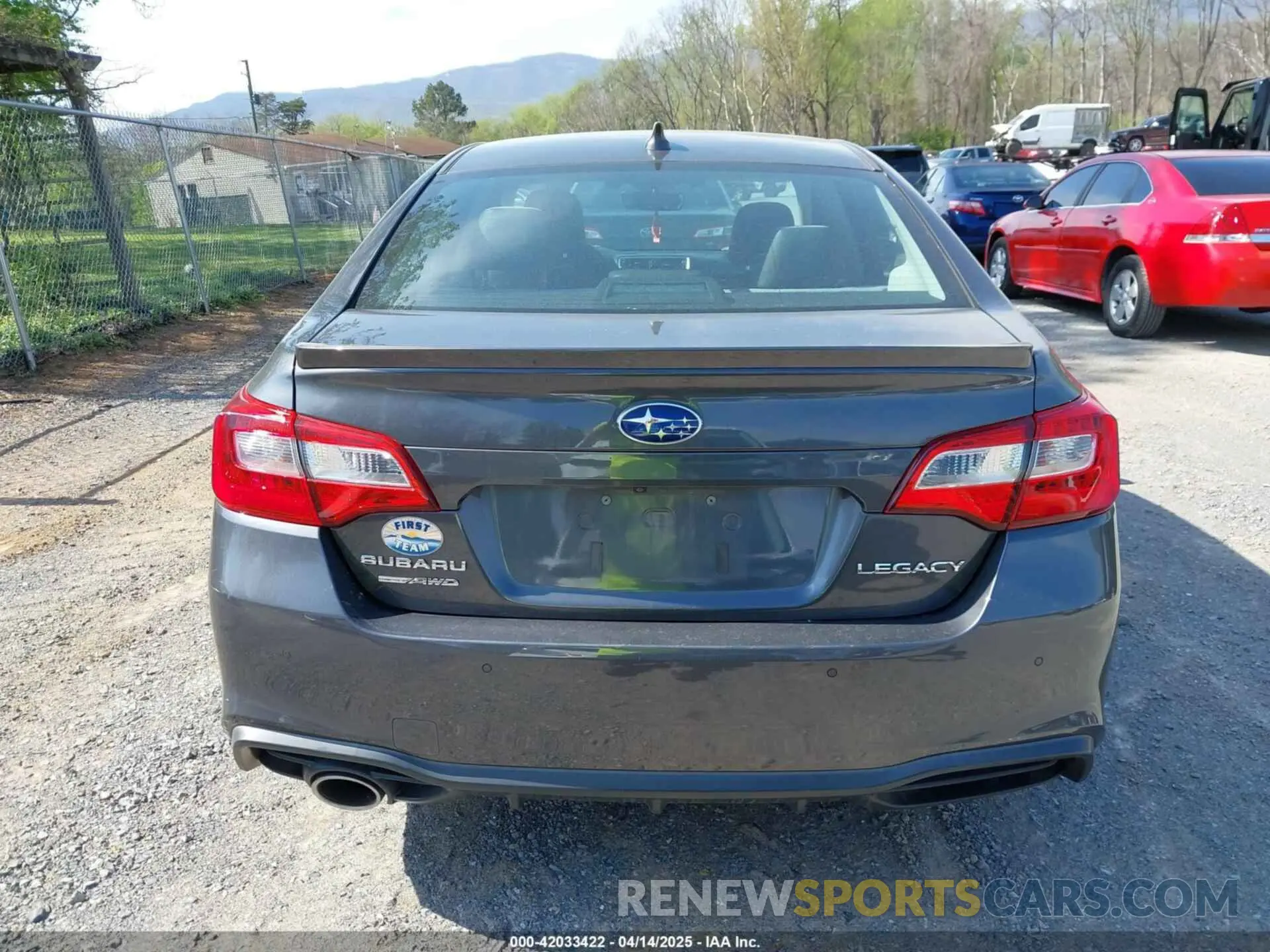 17 Photograph of a damaged car 4S3BNAS63K3019077 SUBARU LEGACY 2019