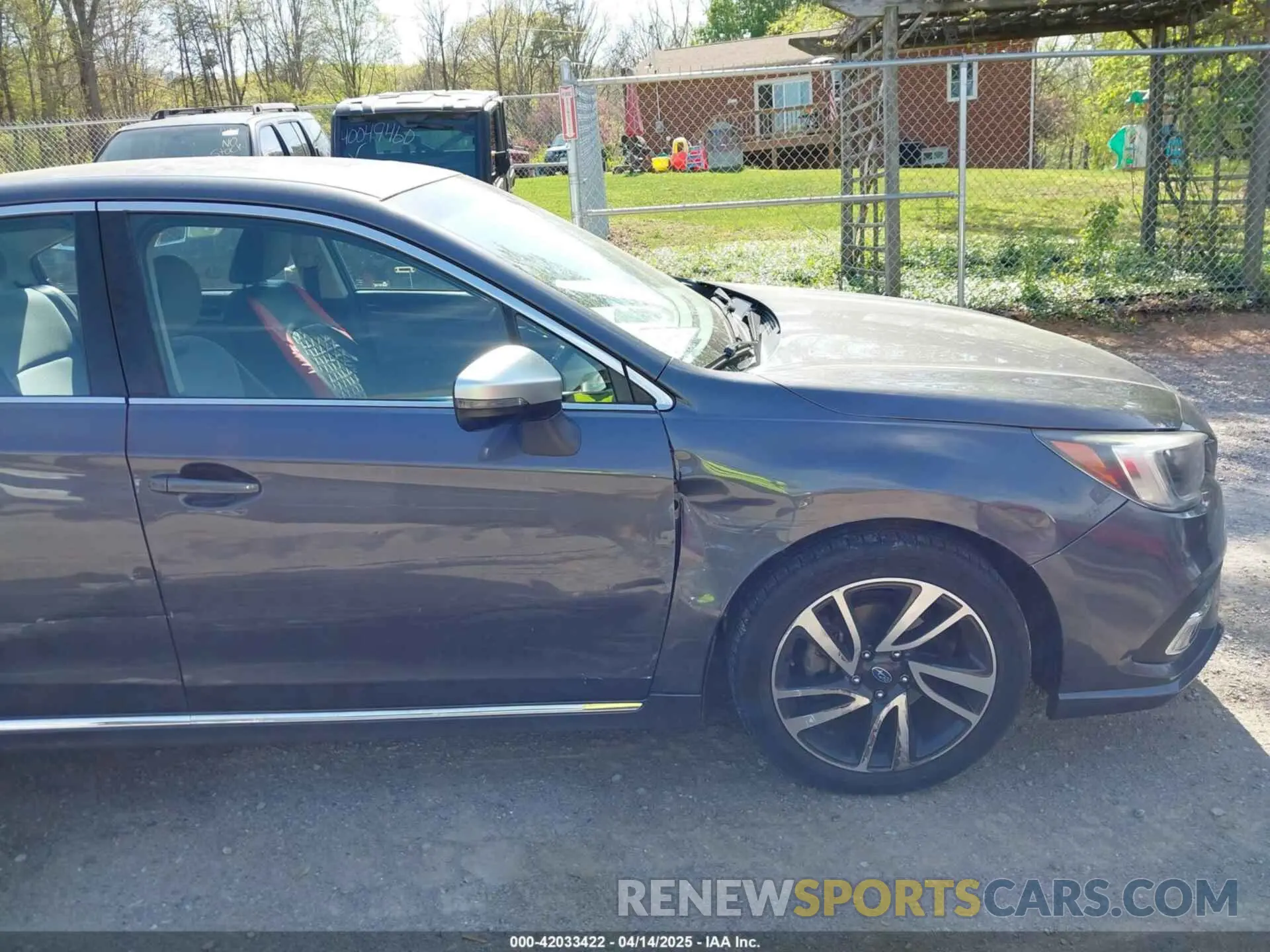 18 Photograph of a damaged car 4S3BNAS63K3019077 SUBARU LEGACY 2019