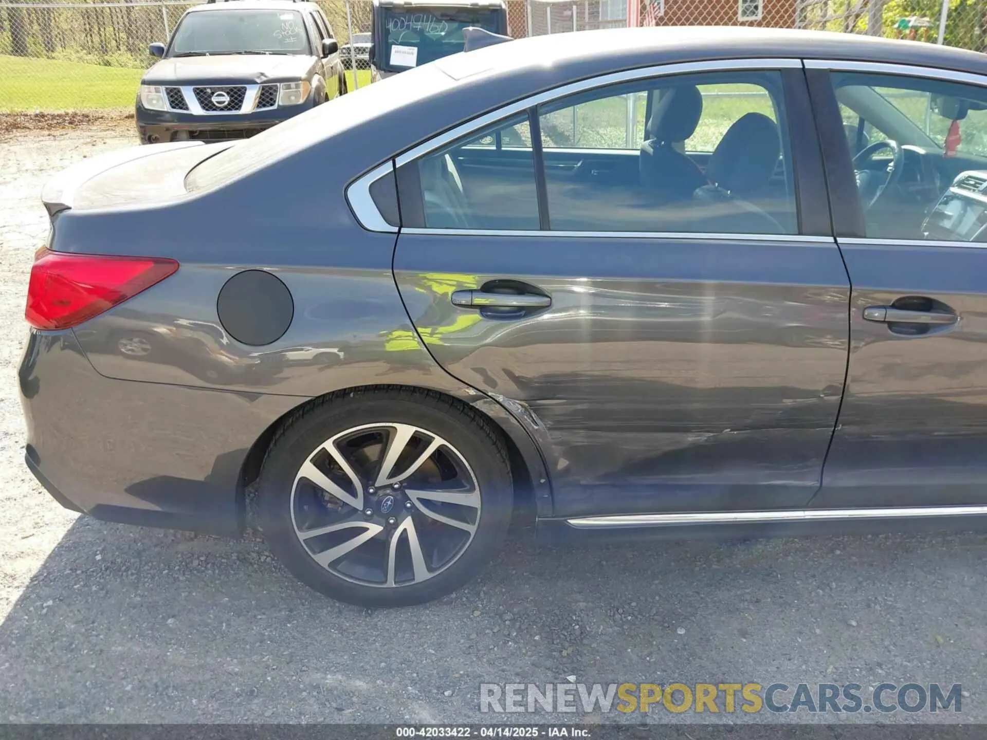 19 Photograph of a damaged car 4S3BNAS63K3019077 SUBARU LEGACY 2019