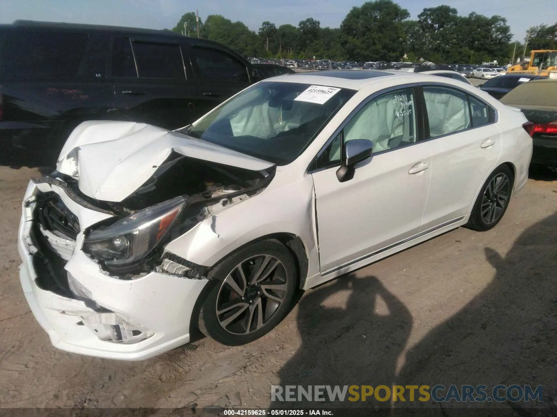 2 Photograph of a damaged car 4S3BNAS69K3035168 SUBARU LEGACY 2019
