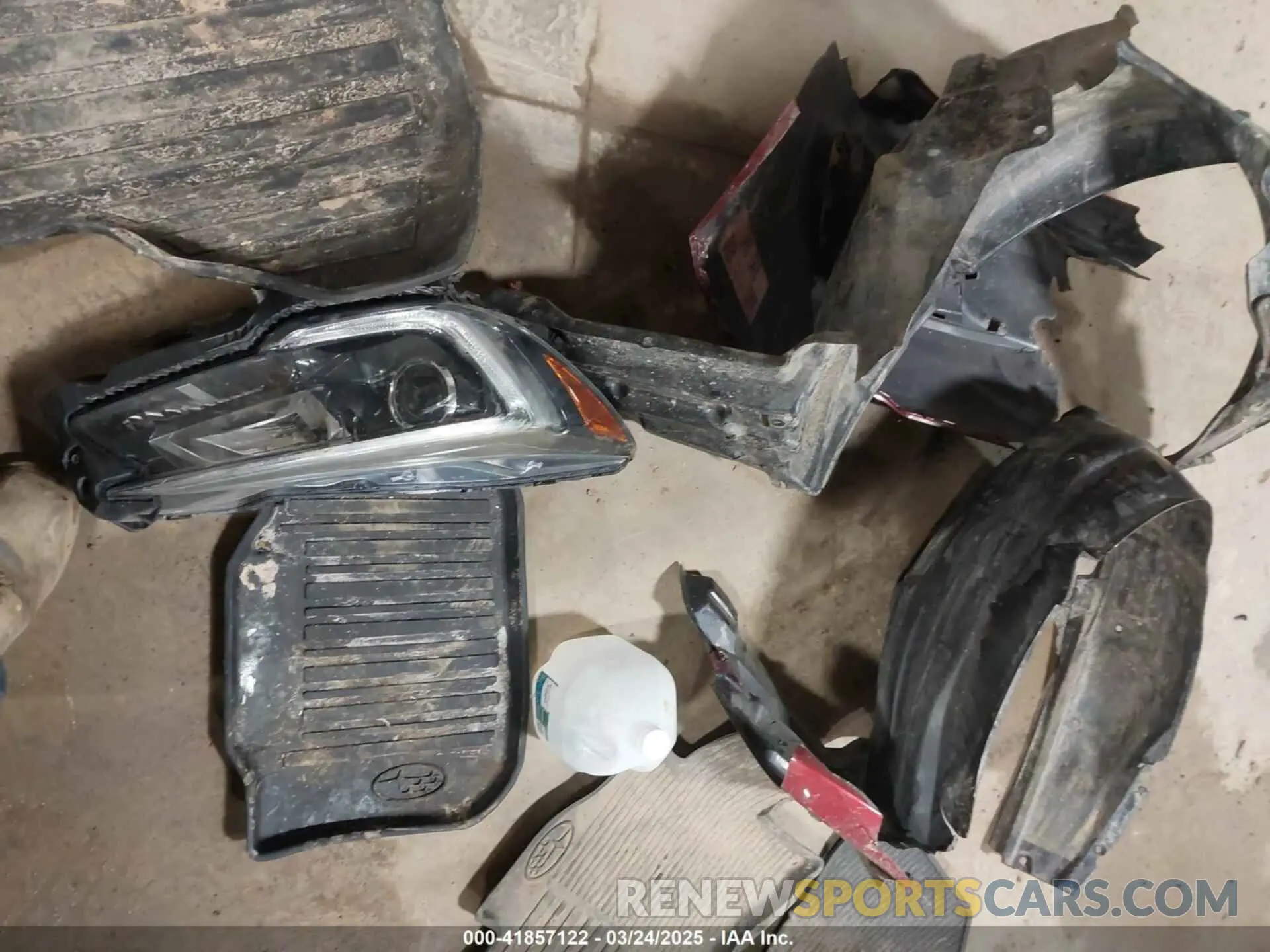 12 Photograph of a damaged car 4S3BNAS6XK3037964 SUBARU LEGACY 2019
