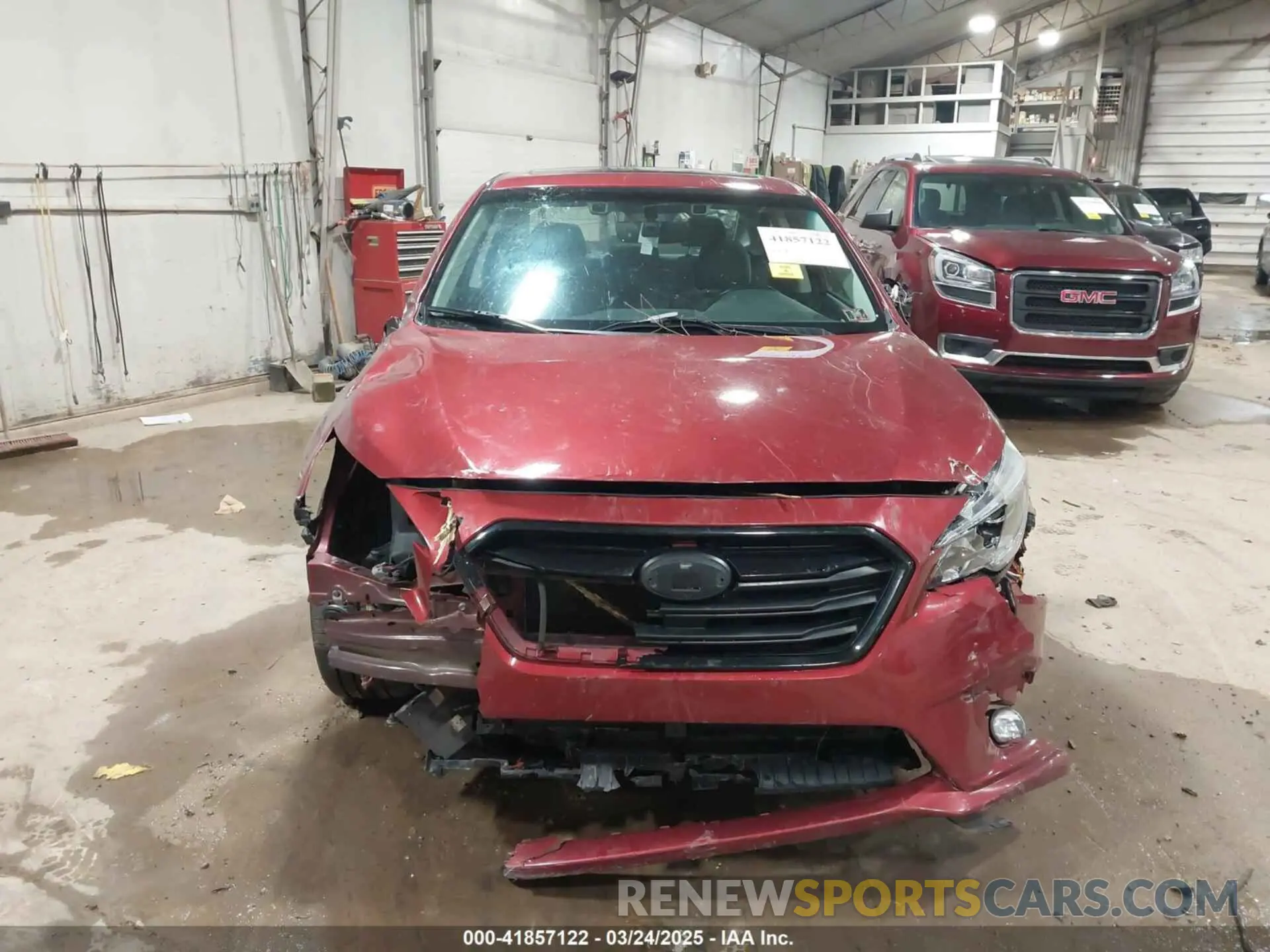 13 Photograph of a damaged car 4S3BNAS6XK3037964 SUBARU LEGACY 2019