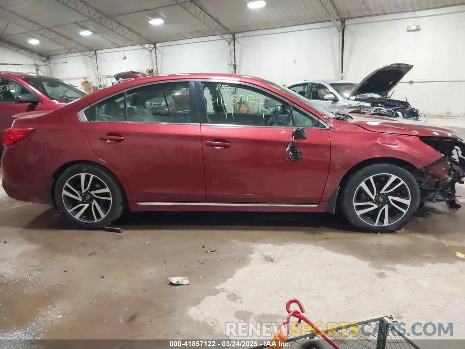 14 Photograph of a damaged car 4S3BNAS6XK3037964 SUBARU LEGACY 2019