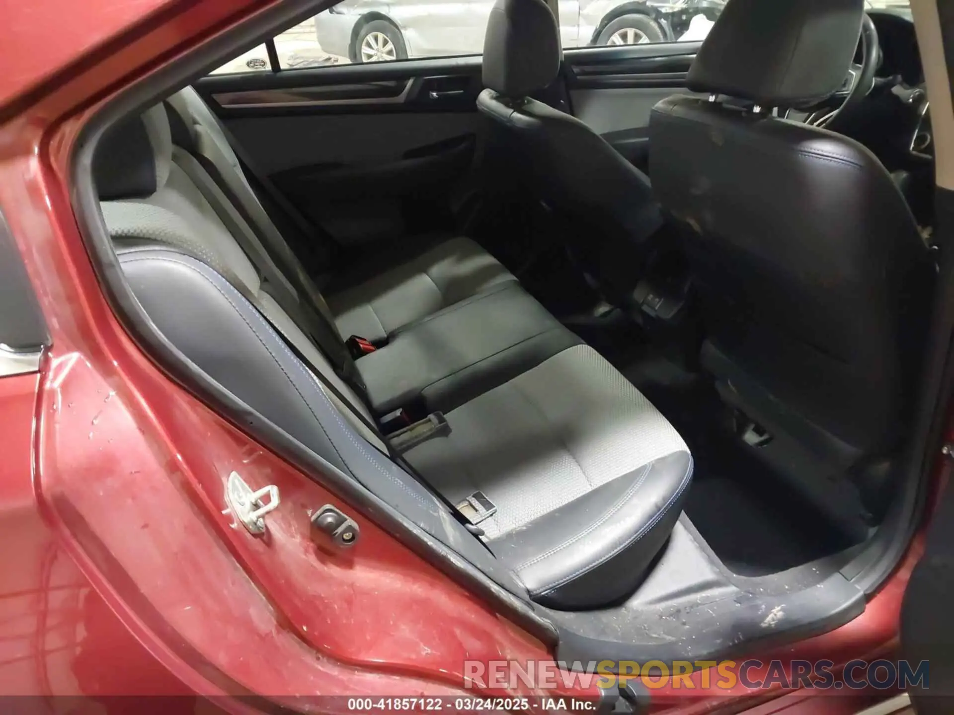 8 Photograph of a damaged car 4S3BNAS6XK3037964 SUBARU LEGACY 2019