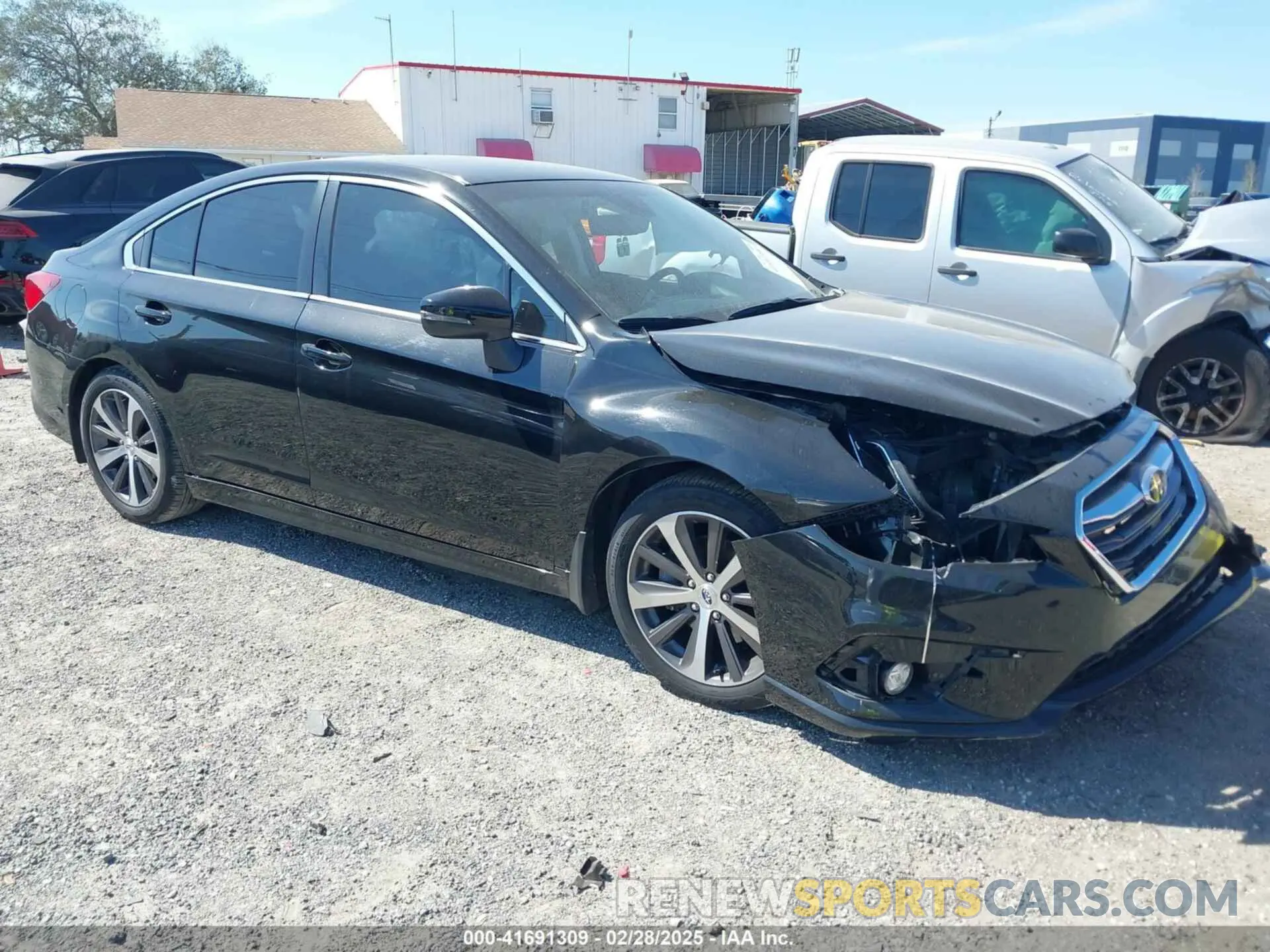 1 Photograph of a damaged car 4S3BNEJ63K3036454 SUBARU LEGACY 2019