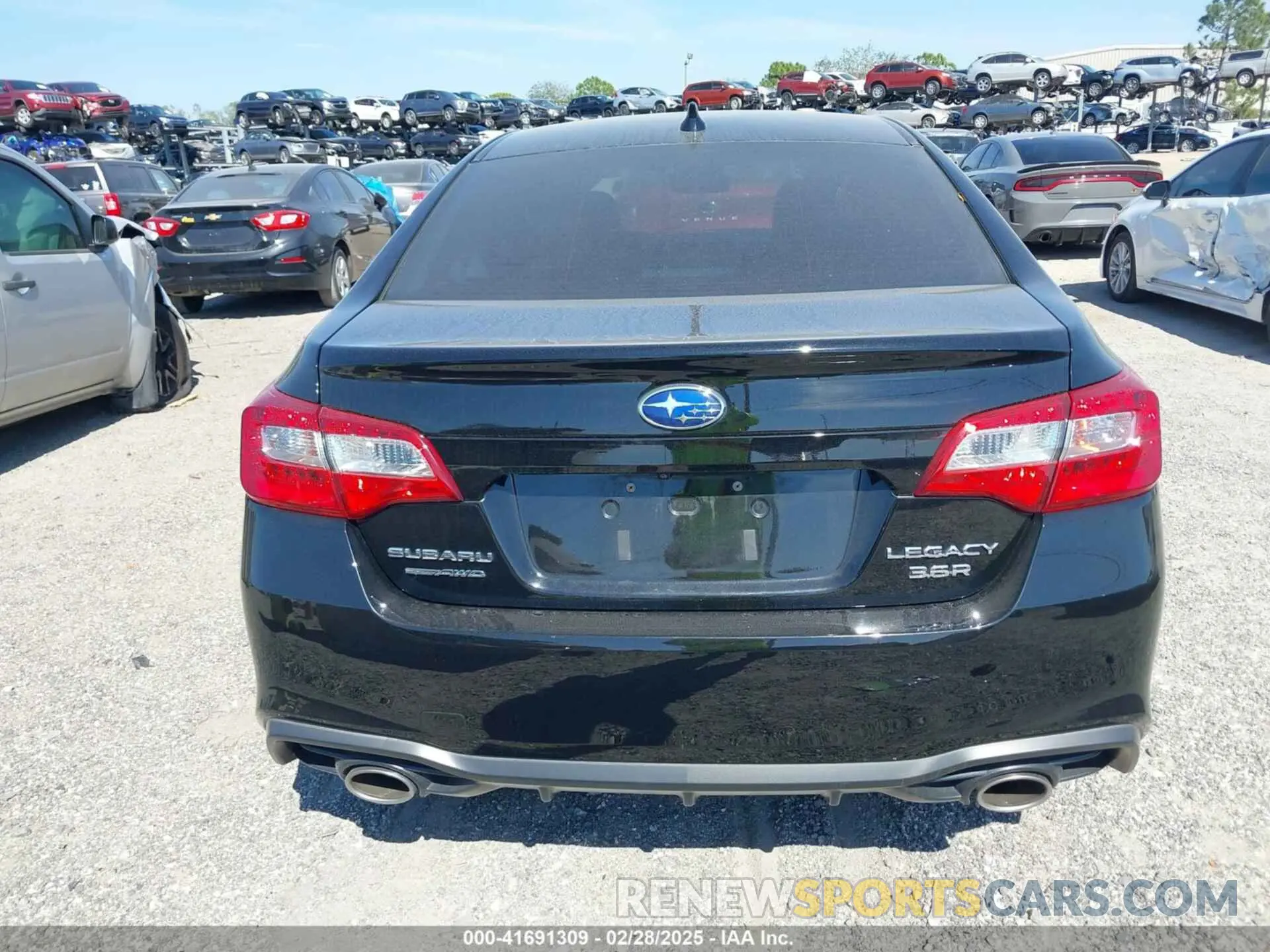 17 Photograph of a damaged car 4S3BNEJ63K3036454 SUBARU LEGACY 2019