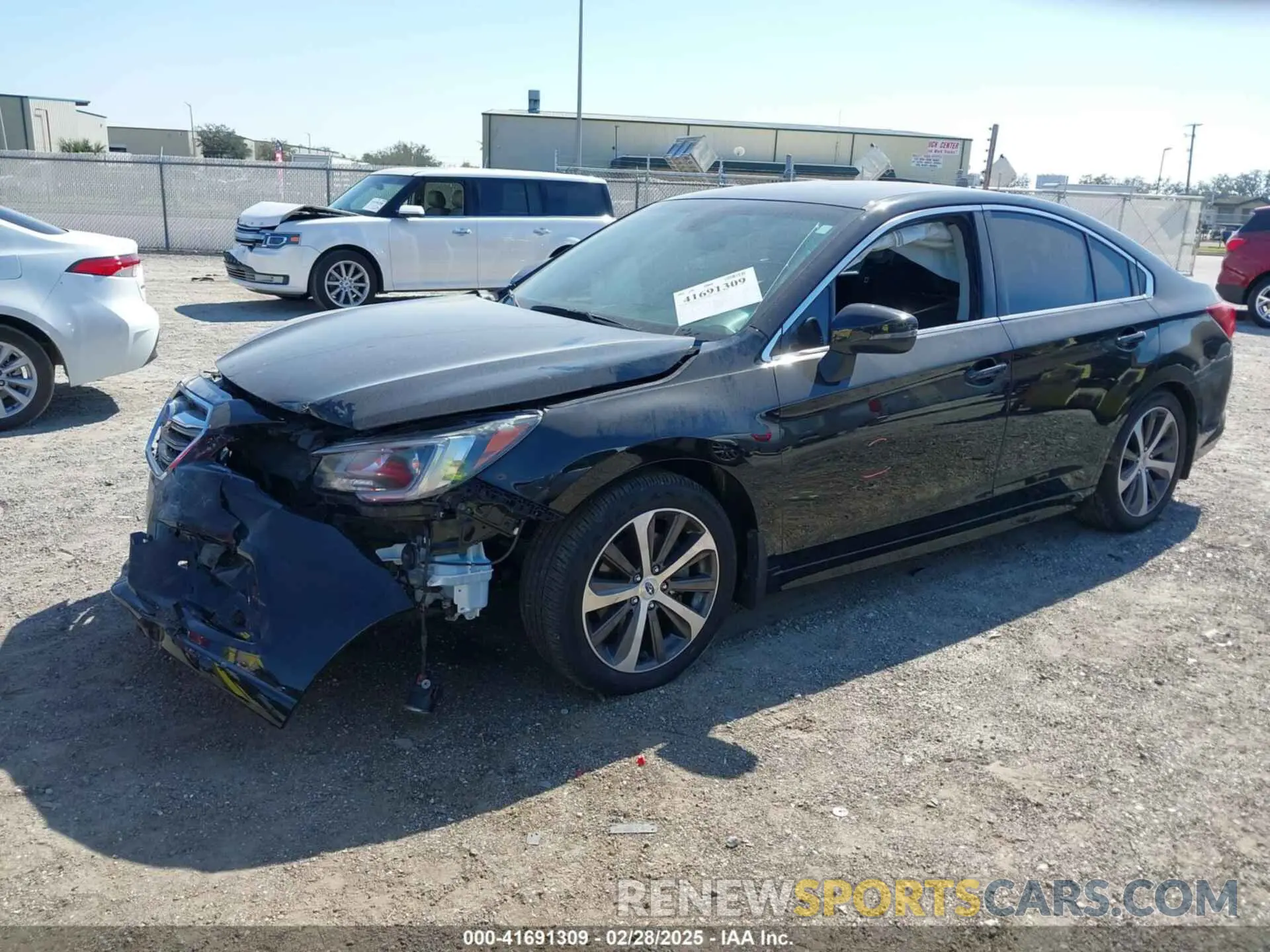 2 Photograph of a damaged car 4S3BNEJ63K3036454 SUBARU LEGACY 2019