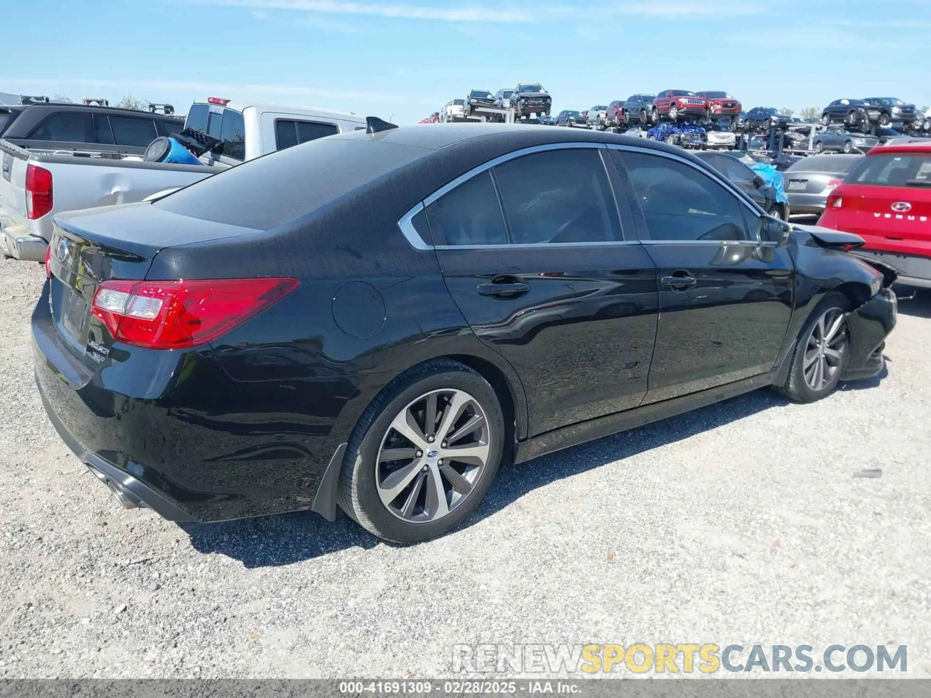 4 Photograph of a damaged car 4S3BNEJ63K3036454 SUBARU LEGACY 2019