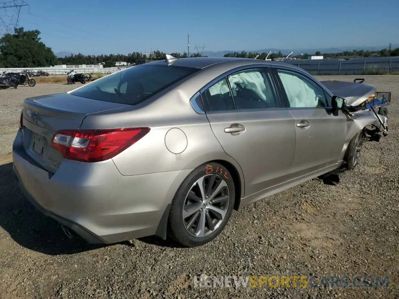 3 Photograph of a damaged car 4S3BNEN60K3003728 SUBARU LEGACY 2019