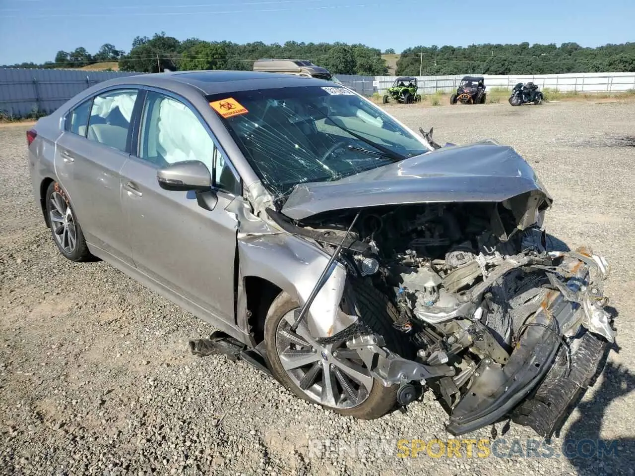 4 Photograph of a damaged car 4S3BNEN60K3003728 SUBARU LEGACY 2019