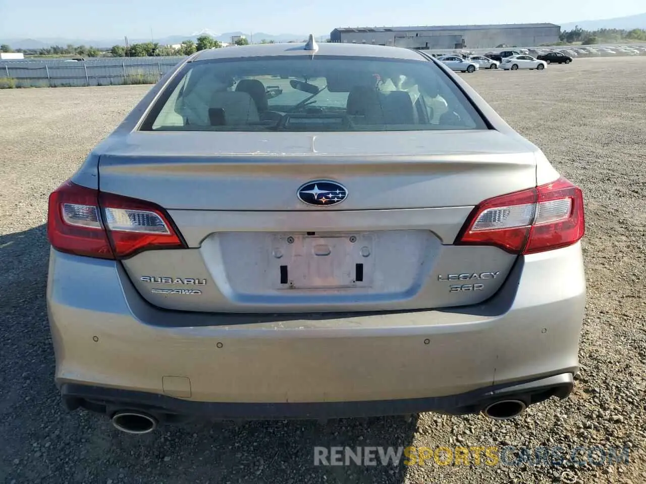 6 Photograph of a damaged car 4S3BNEN60K3003728 SUBARU LEGACY 2019