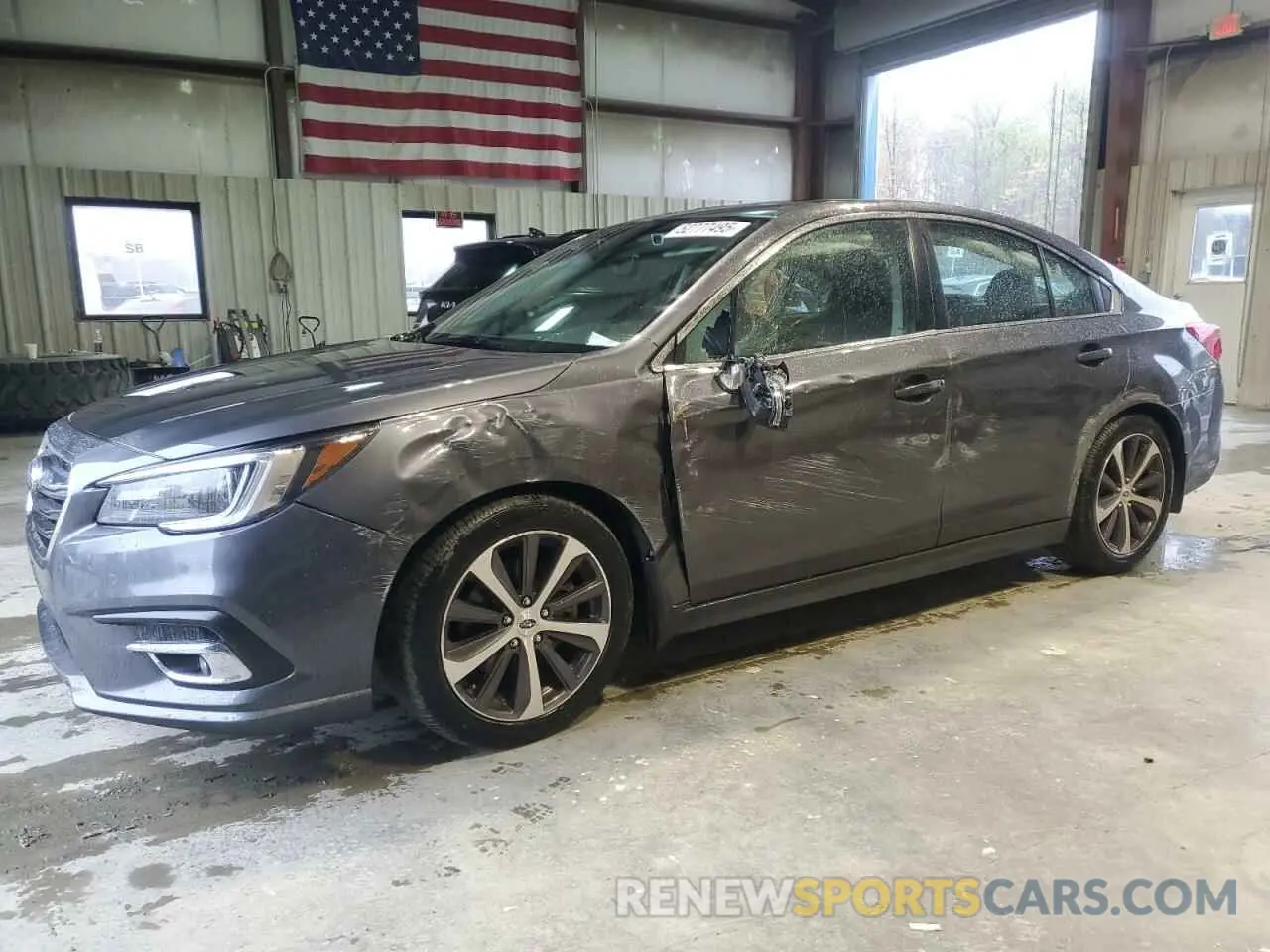 1 Photograph of a damaged car 4S3BNEN61K3009117 SUBARU LEGACY 2019