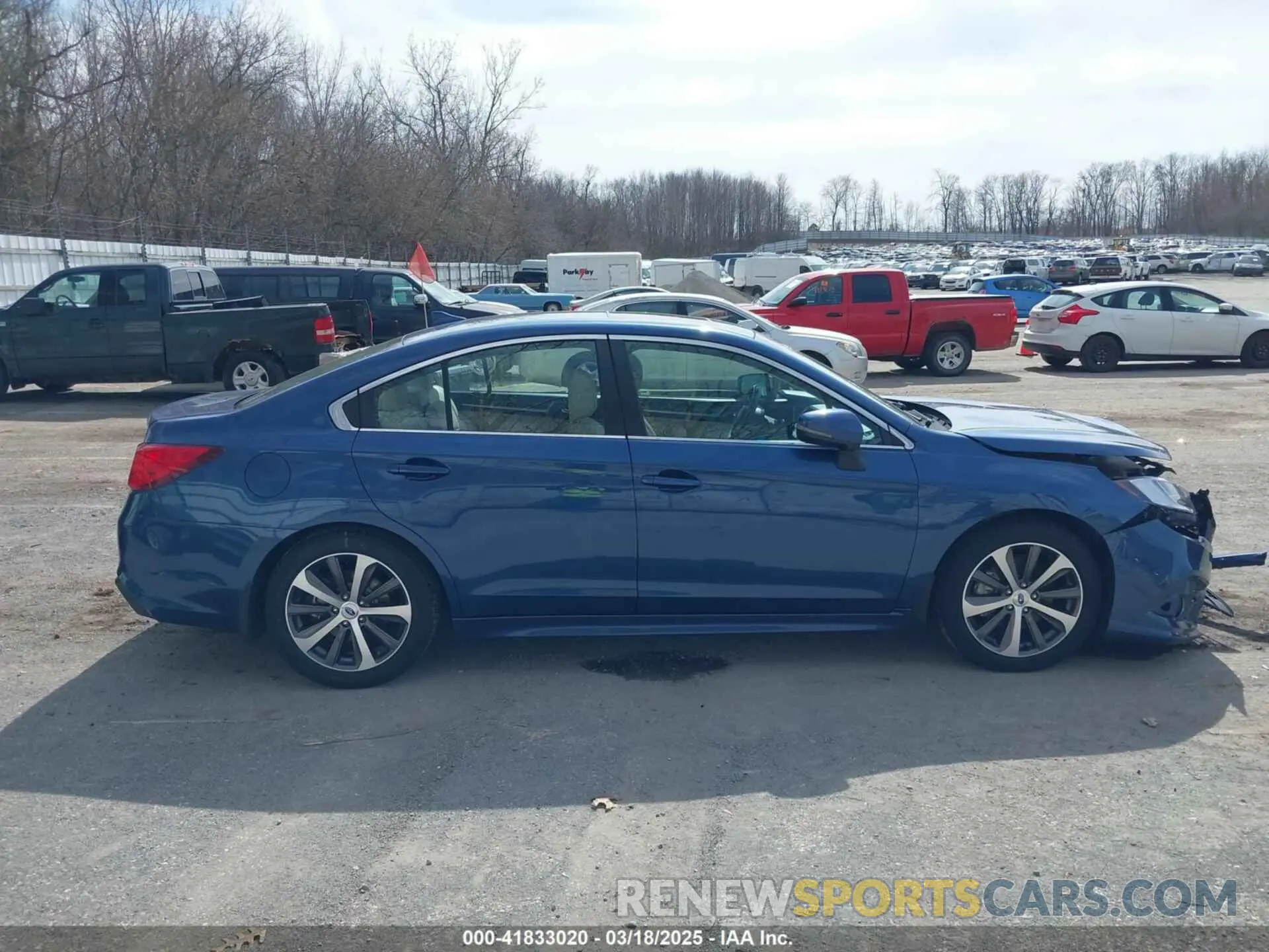 14 Photograph of a damaged car 4S3BNEN63K3005523 SUBARU LEGACY 2019