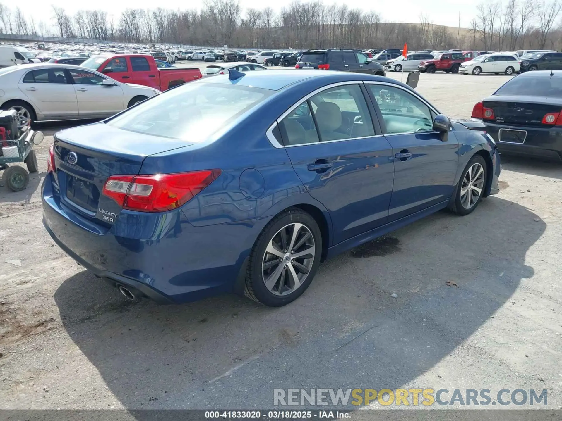 4 Photograph of a damaged car 4S3BNEN63K3005523 SUBARU LEGACY 2019