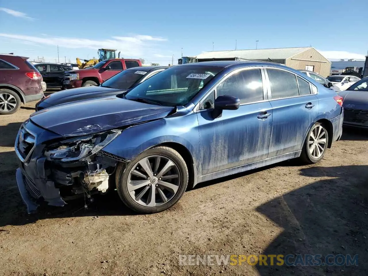 1 Photograph of a damaged car 4S3BNEN63K3008924 SUBARU LEGACY 2019