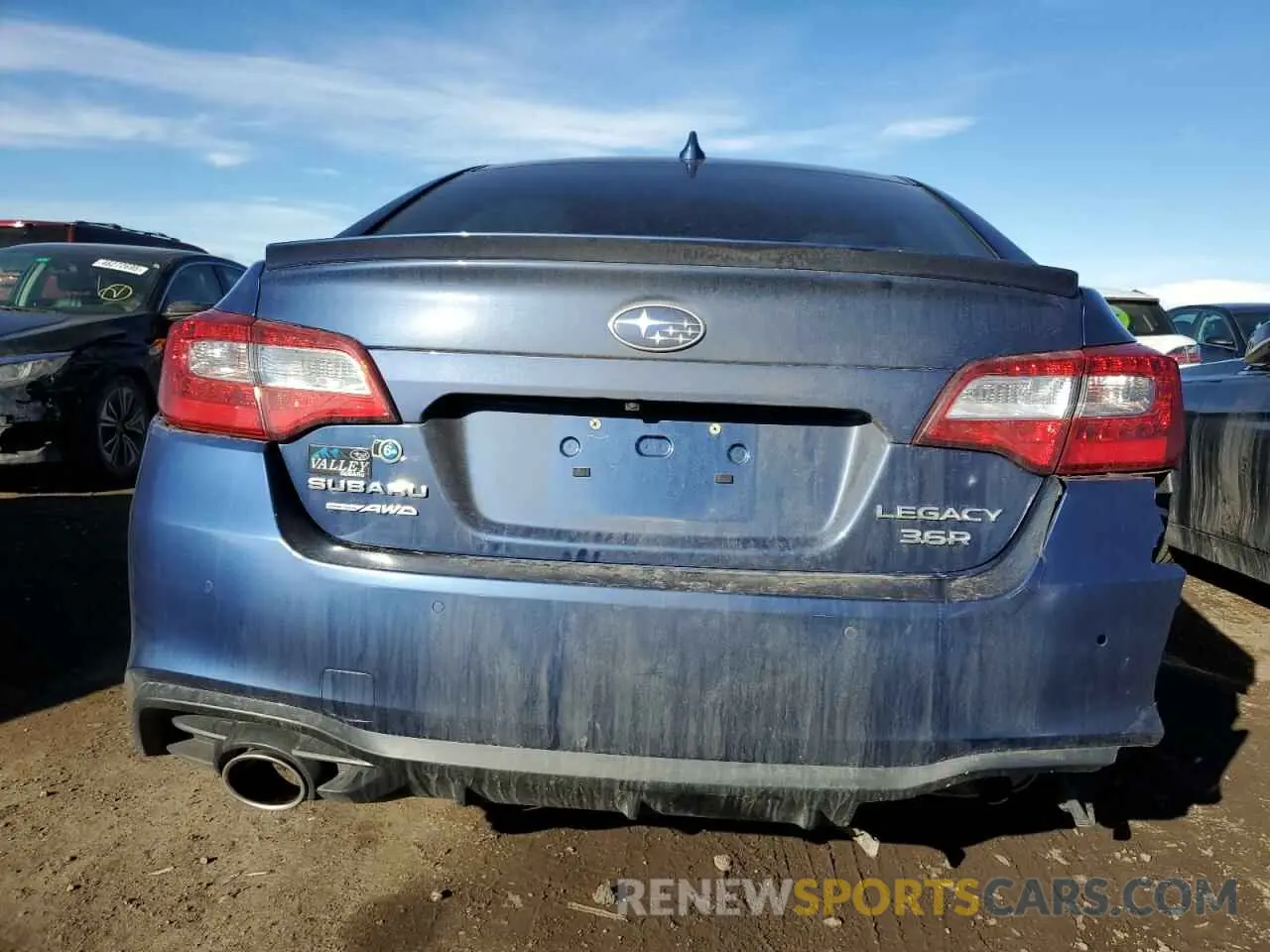6 Photograph of a damaged car 4S3BNEN63K3008924 SUBARU LEGACY 2019