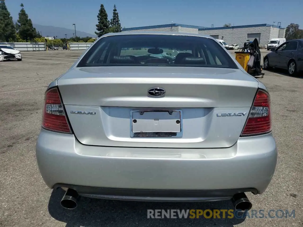 6 Photograph of a damaged car 4S3BL626157217138 SUBARU LEGACY 2020
