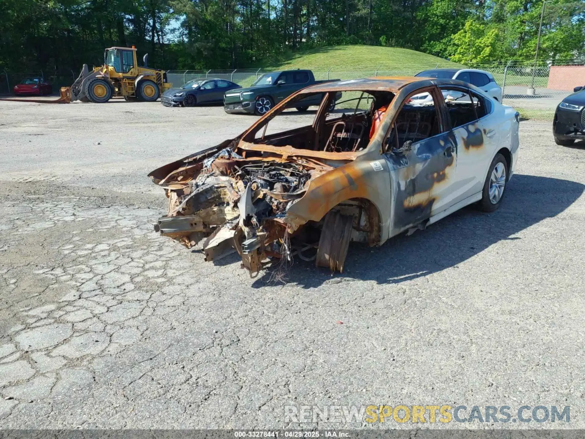 2 Photograph of a damaged car 4S3BWAA60L3004133 SUBARU LEGACY 2020