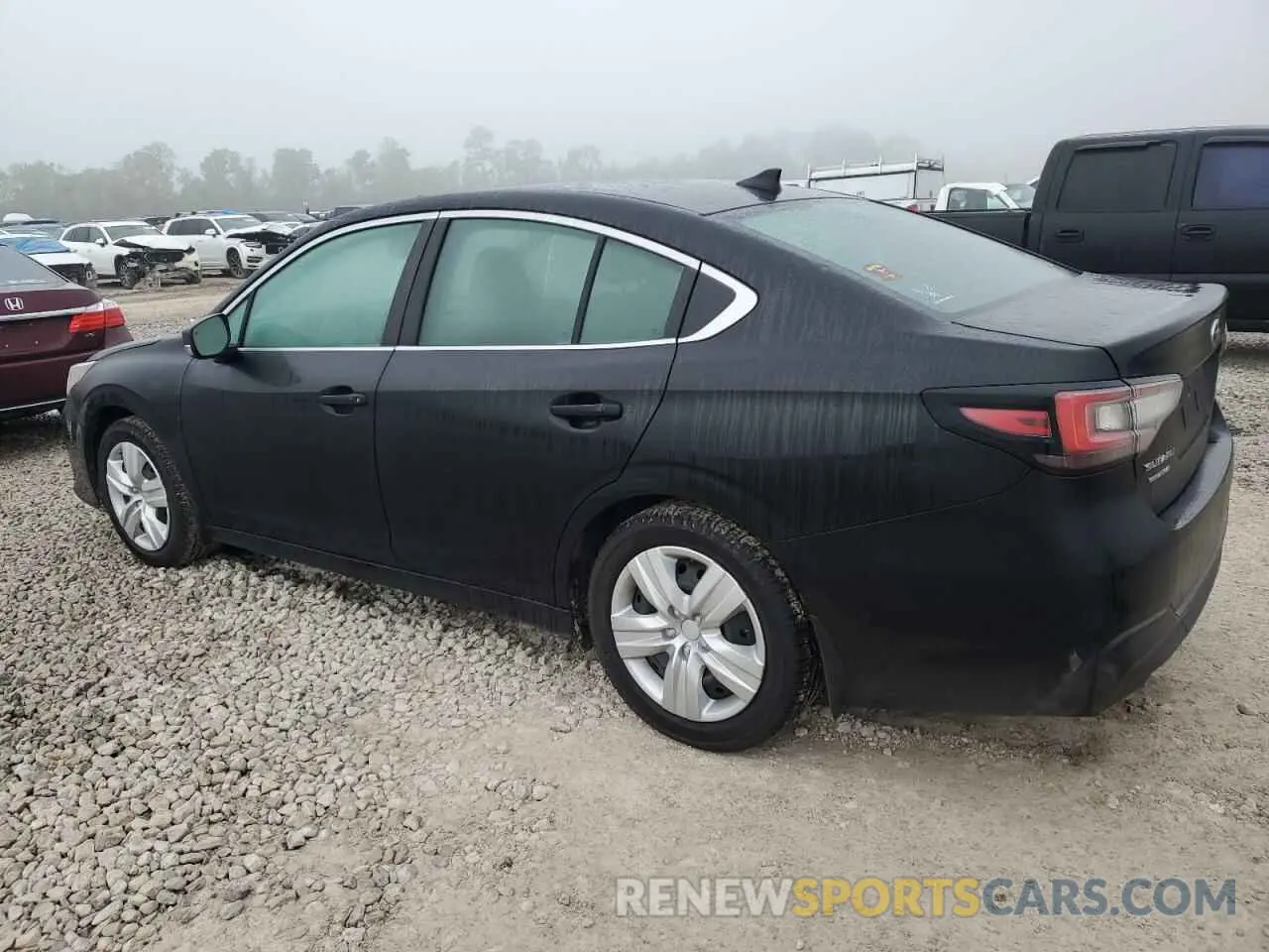 2 Photograph of a damaged car 4S3BWAA67L3003593 SUBARU LEGACY 2020