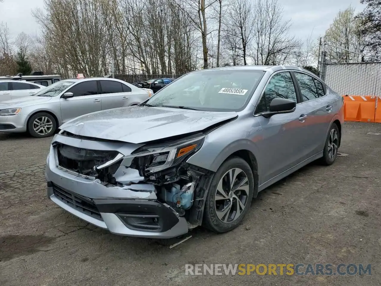 1 Photograph of a damaged car 4S3BWAB63L3033558 SUBARU LEGACY 2020